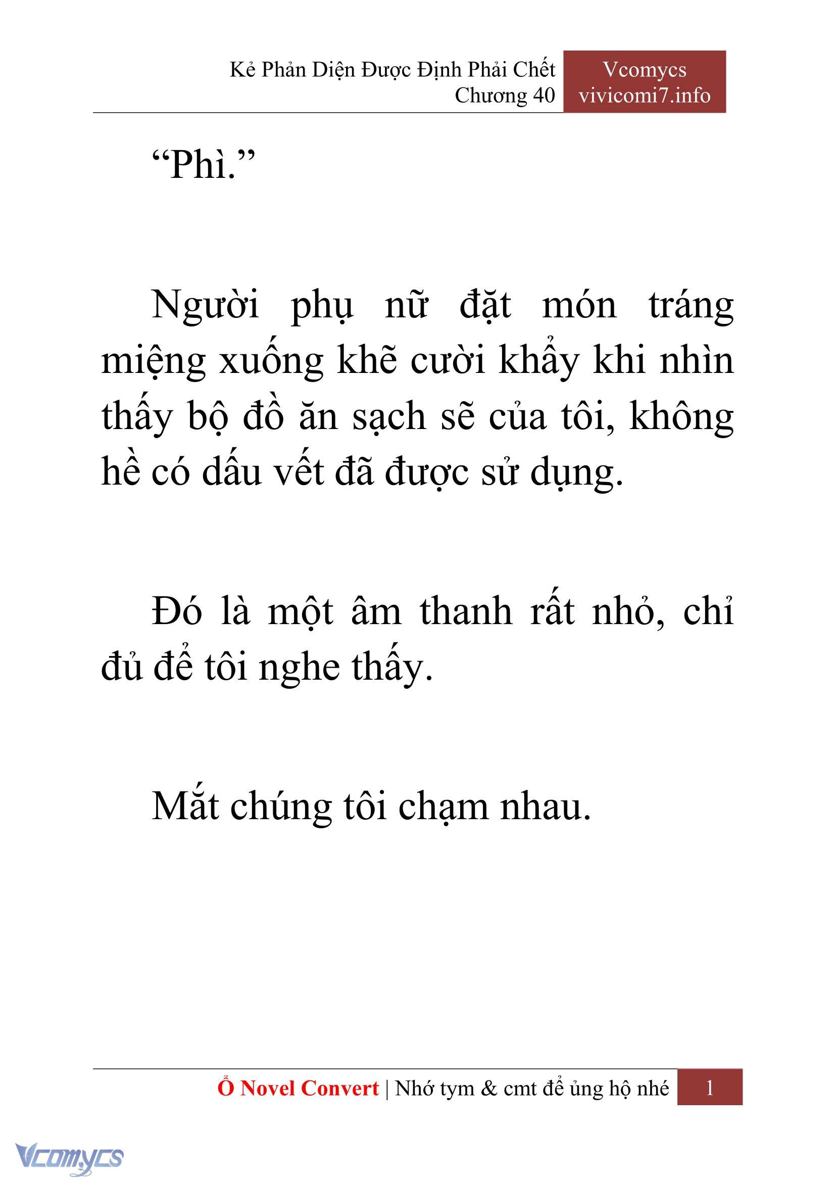 [Novel] Kẻ Phản Diện Được Định Phải Chết Chap 40 - Next Chap 41