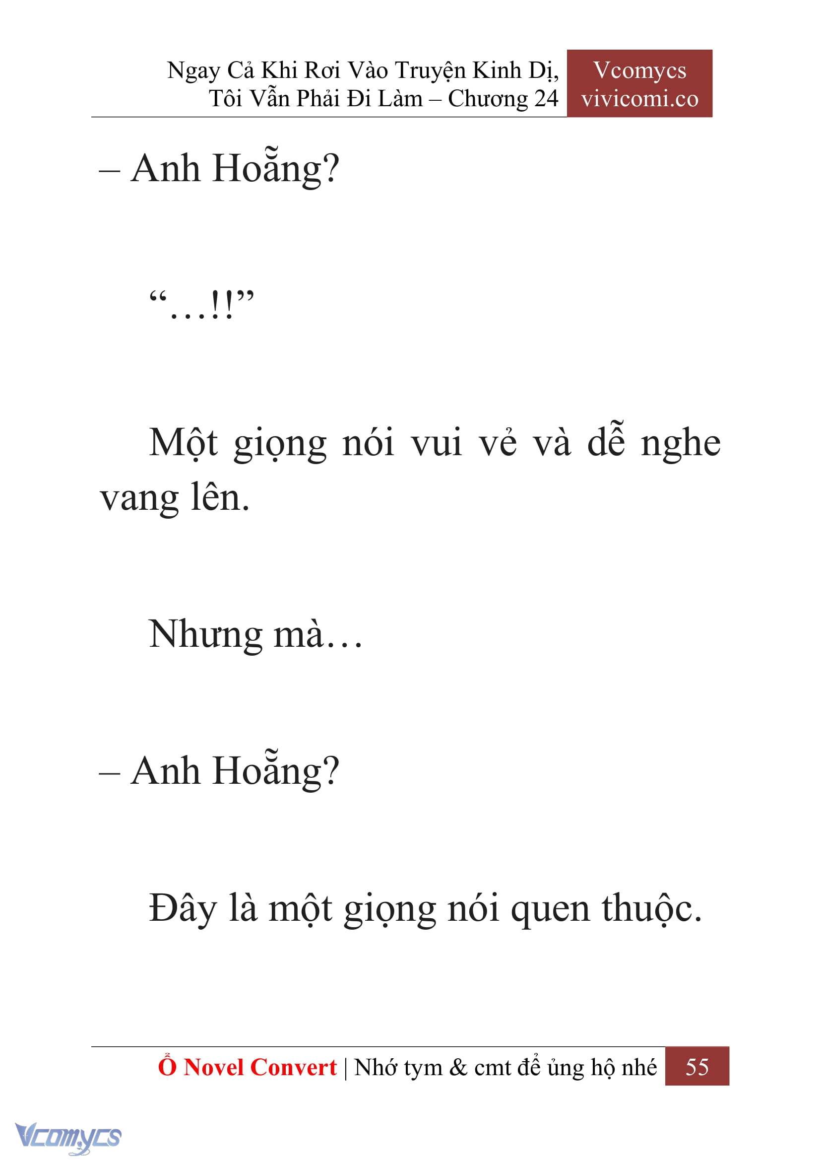 [Novel] Ngay Cả Khi Rơi Vào Truyện Kinh Dị, Tôi Vẫn Phải Đi Làm Chap 24 - Trang 2