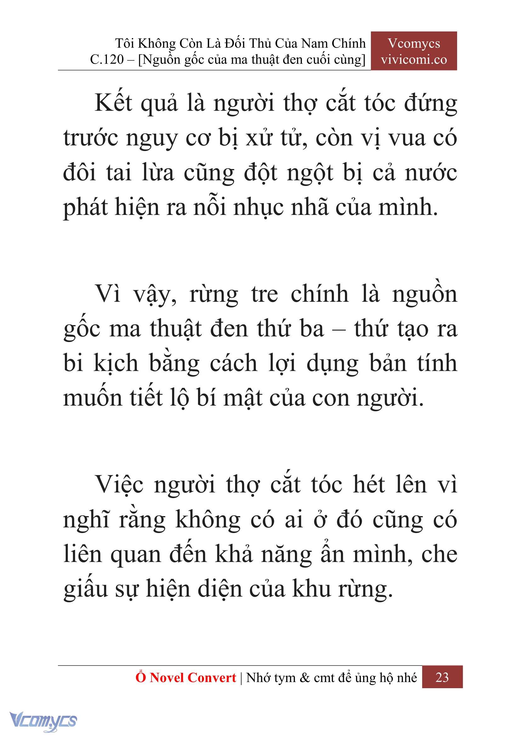 [Novel] Tôi Không Còn Là Đối Thủ Của Nam Chính Chap 120 - Trang 2