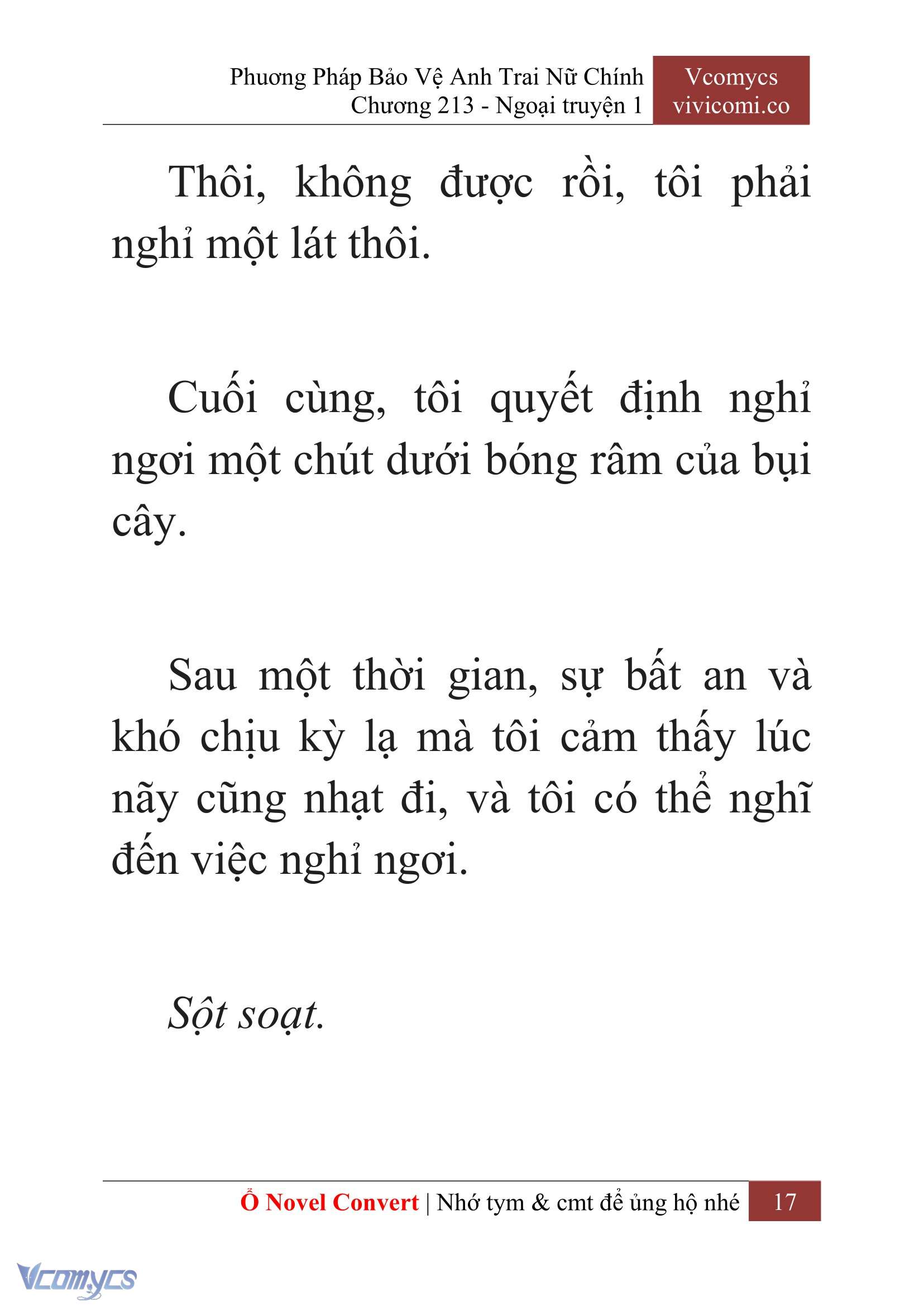[Novel] Phương Pháp Bảo Vệ Anh Trai Nữ Chính Chap 213 - Trang 2