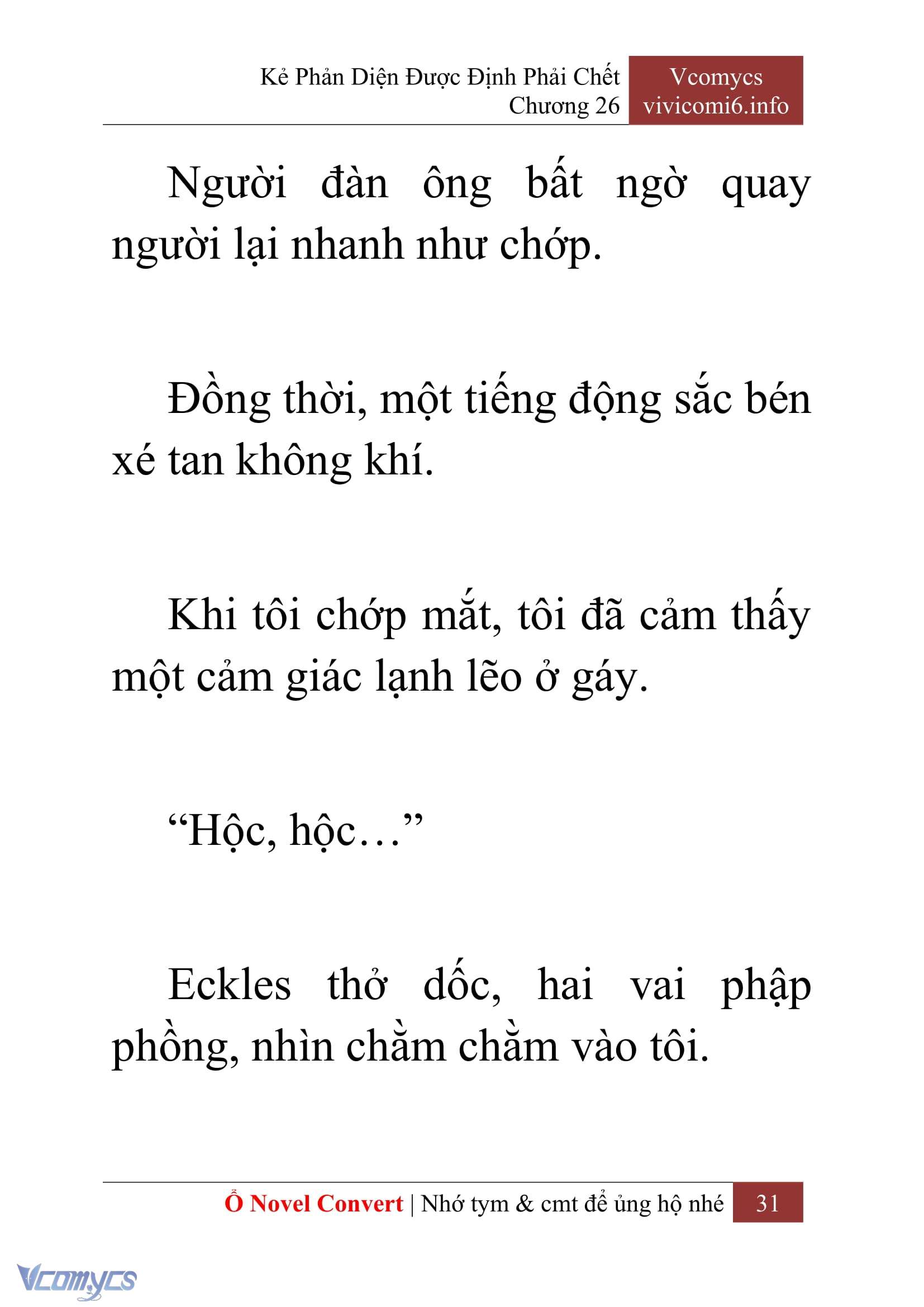 [Novel] Kẻ Phản Diện Được Định Phải Chết Chap 26 - Trang 2