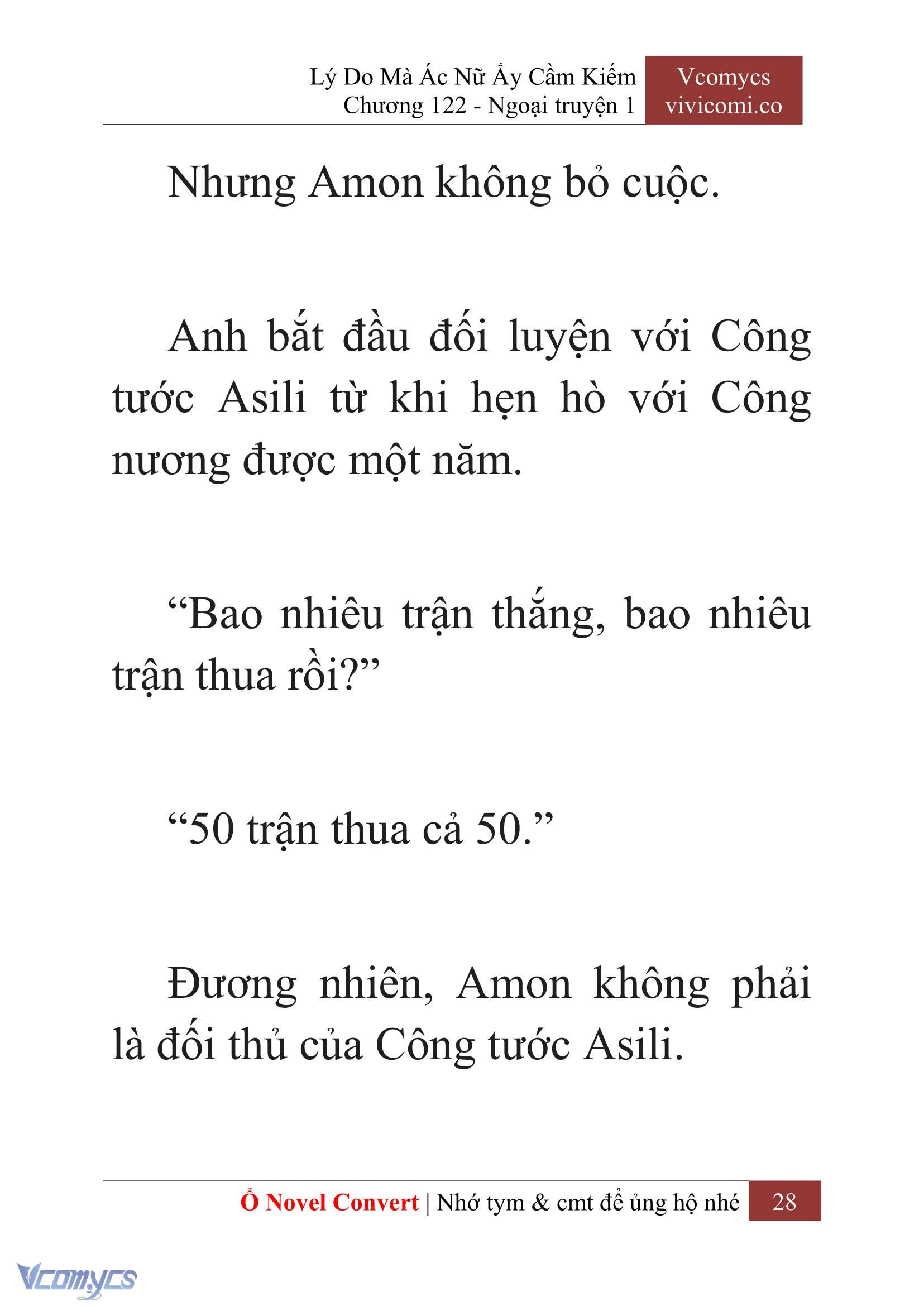 [Novel] Lý Do Mà Ác Nữ Ấy Cầm Kiếm Chap 122 - Trang 2