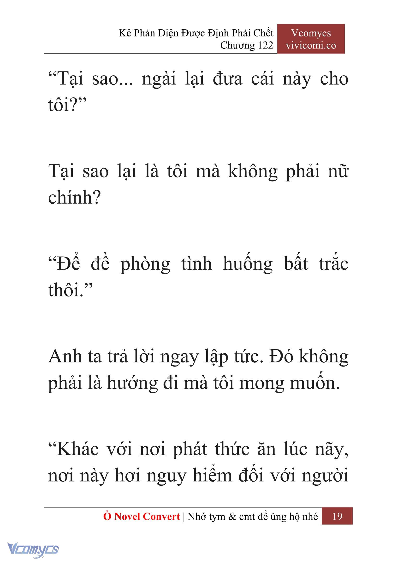 [Novel] Kẻ Phản Diện Được Định Phải Chết Chap 122 - Next Chap 123