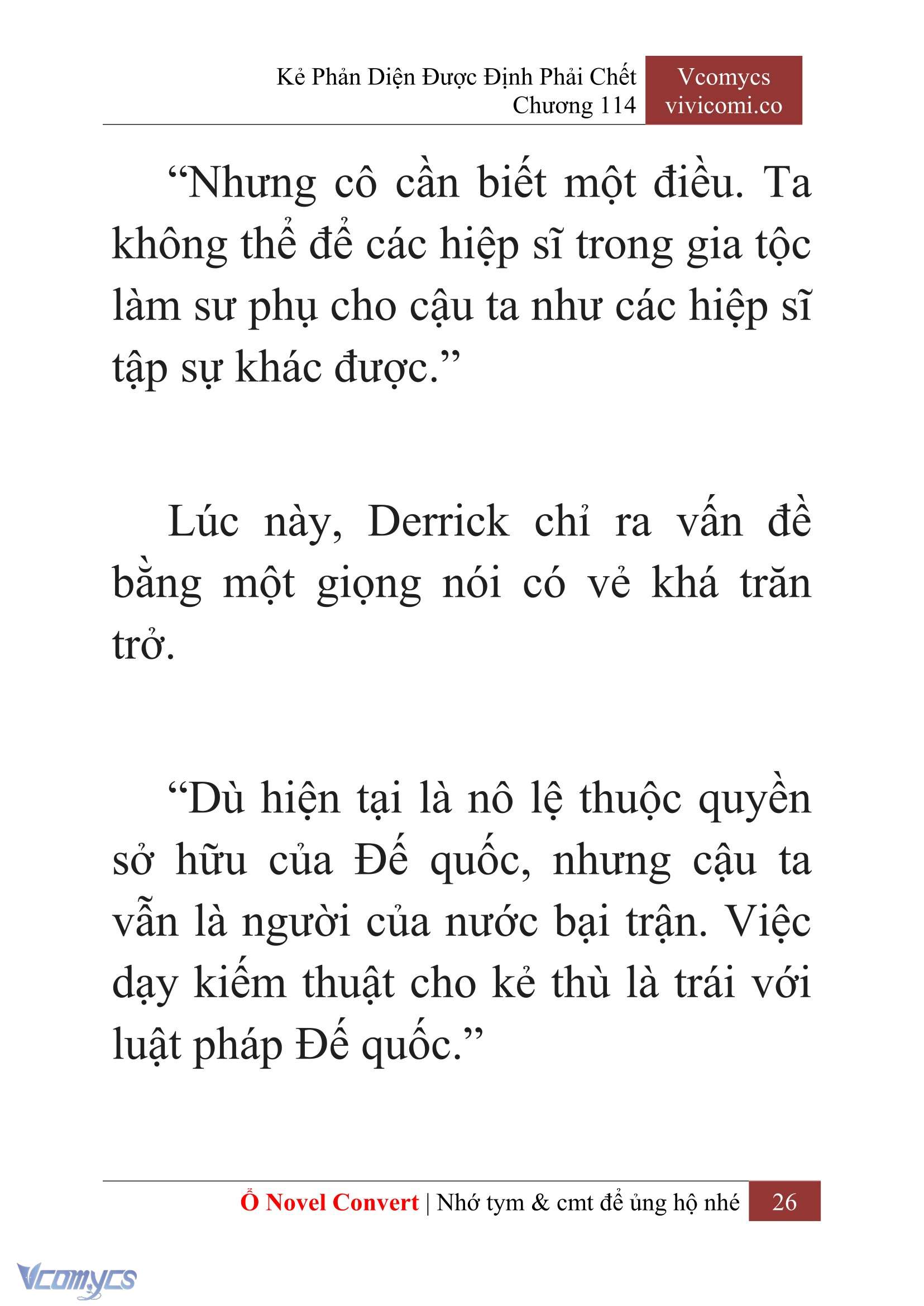 [Novel] Kẻ Phản Diện Được Định Phải Chết Chap 114 - Trang 2