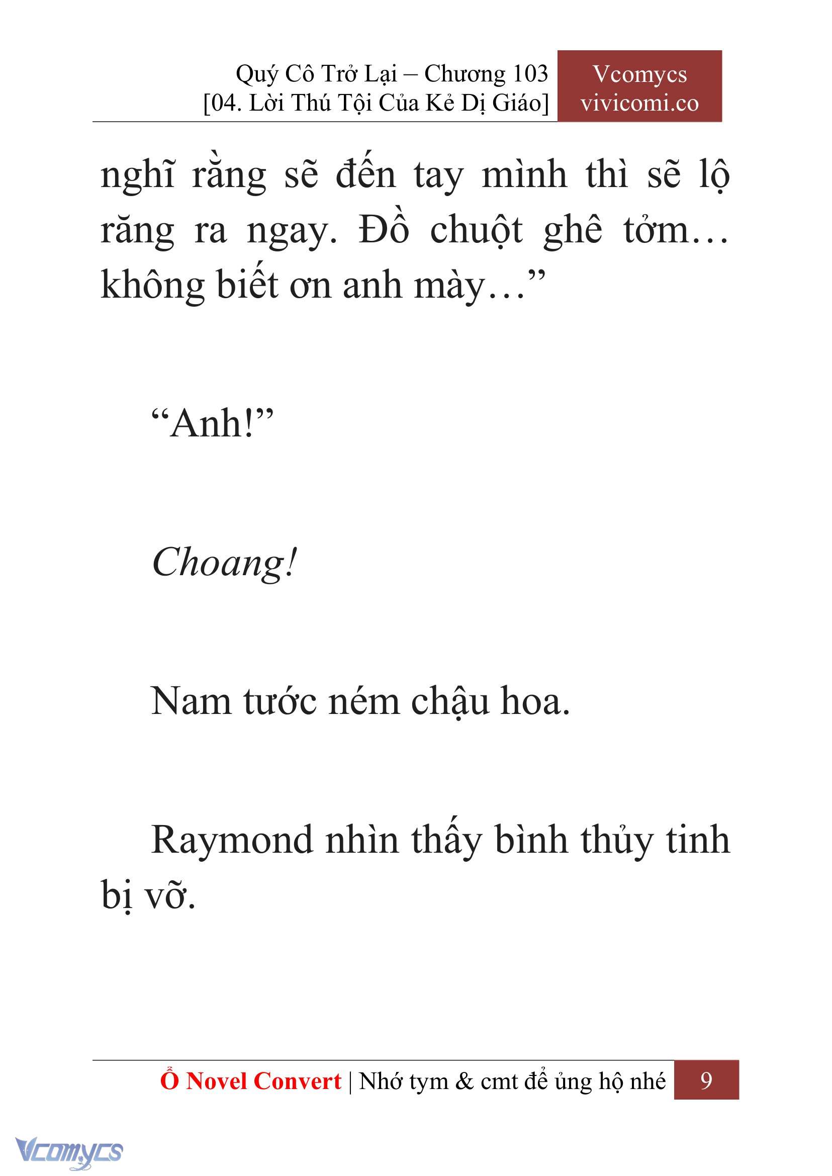 [Novel] Quý Cô Trở Lại Chap 103 - Trang 2