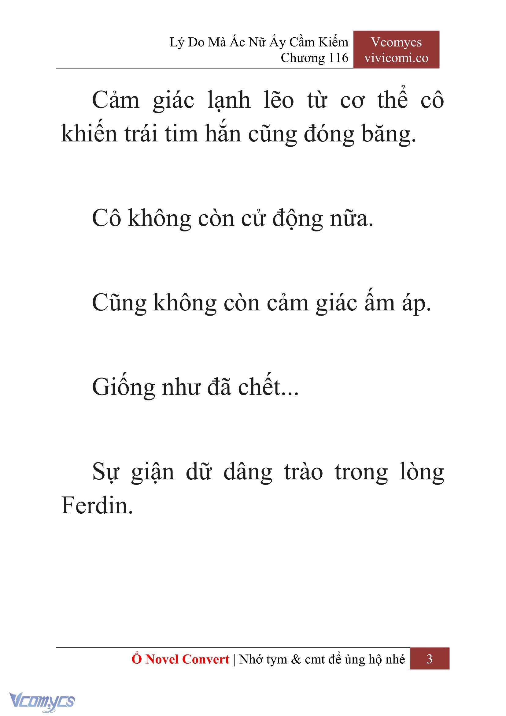 [Novel] Lý Do Mà Ác Nữ Ấy Cầm Kiếm Chap 116 - Next Chap 117