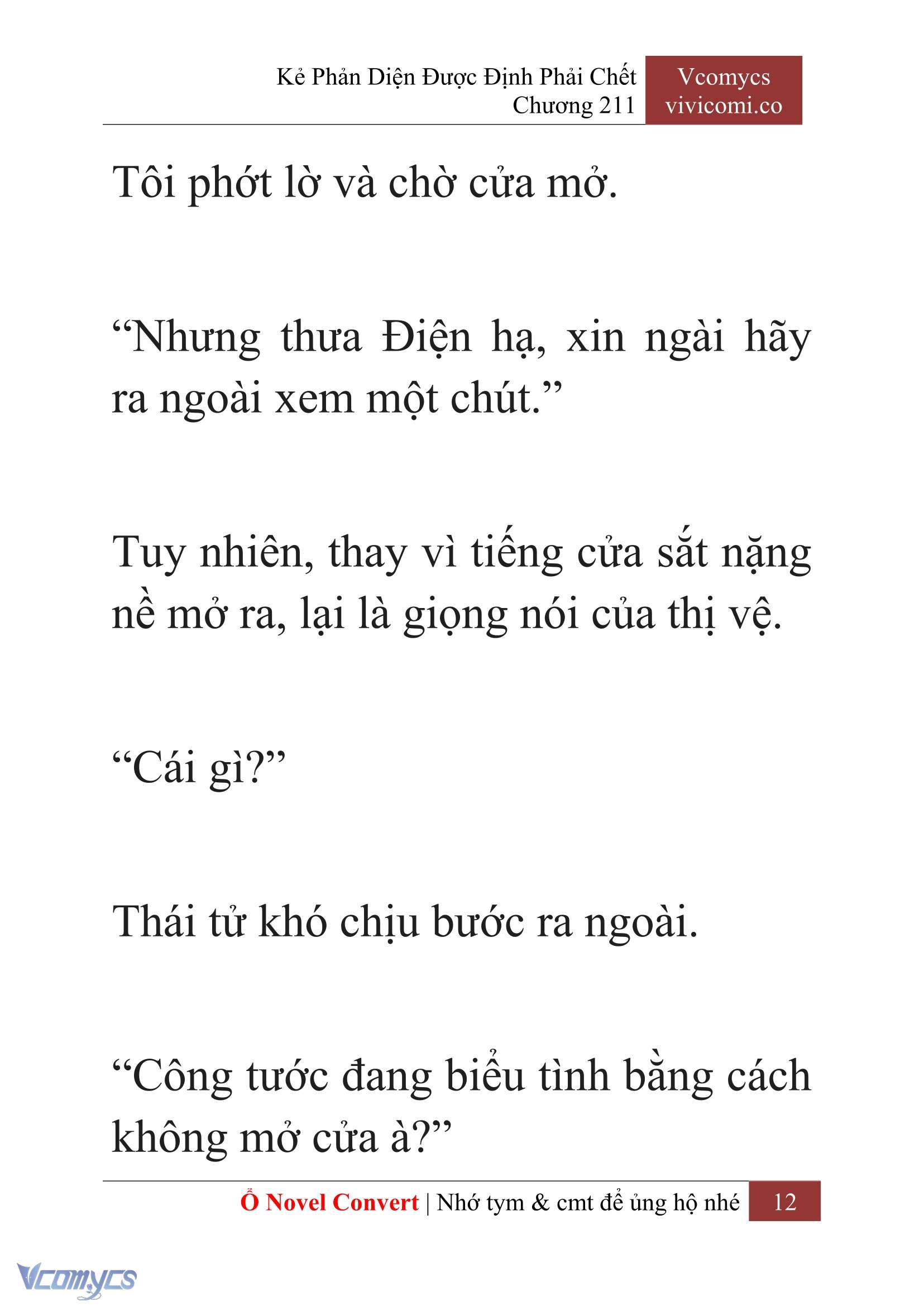 [Novel] Kẻ Phản Diện Được Định Phải Chết Chap 211 - Next Chap 212