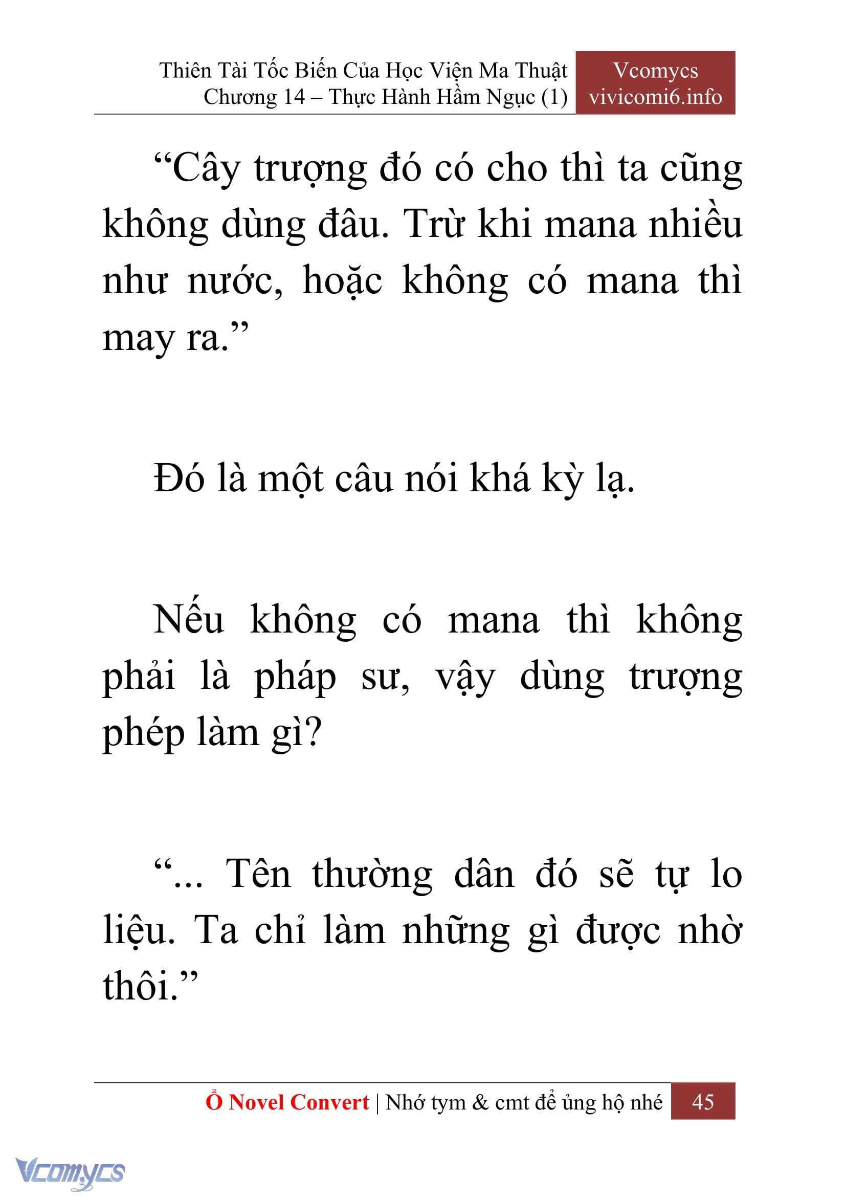 [Novel] Thiên Tài Tốc Biến Của Học Viện Ma Thuật Chap 14 - Trang 2