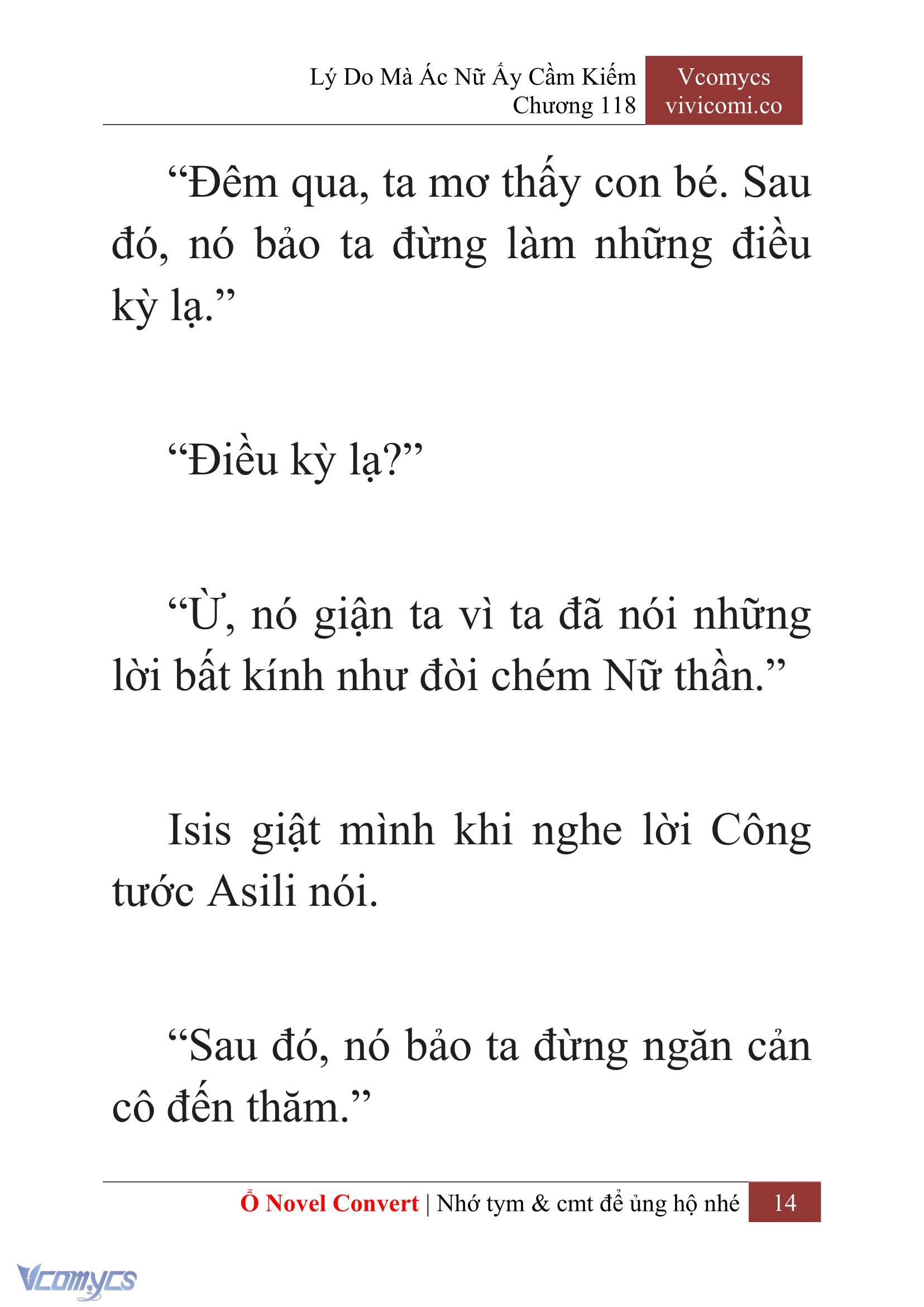 [Novel] Lý Do Mà Ác Nữ Ấy Cầm Kiếm Chap 118 - Trang 2
