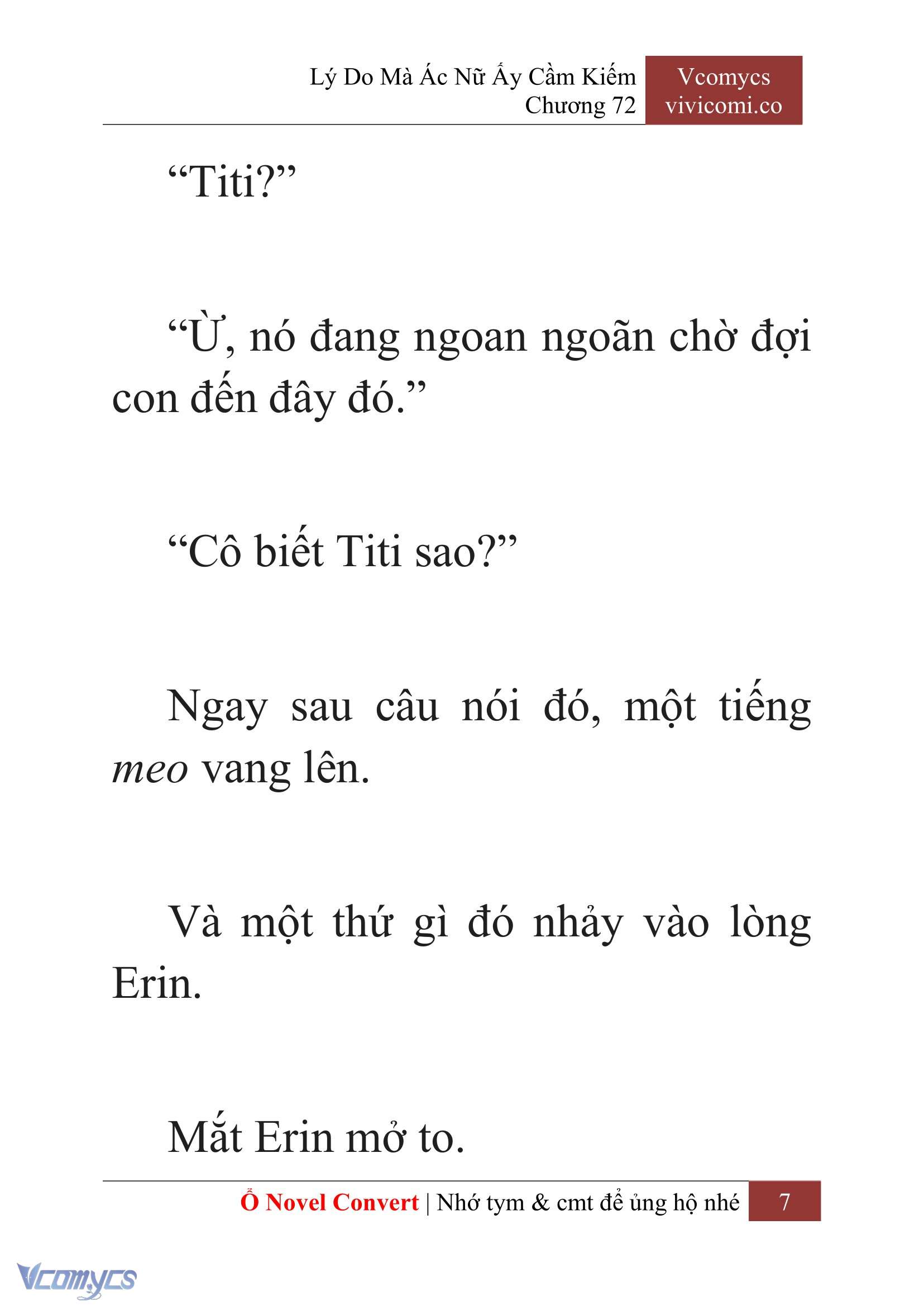 [Novel] Lý Do Mà Ác Nữ Ấy Cầm Kiếm Chap 72 - Next Chap 73