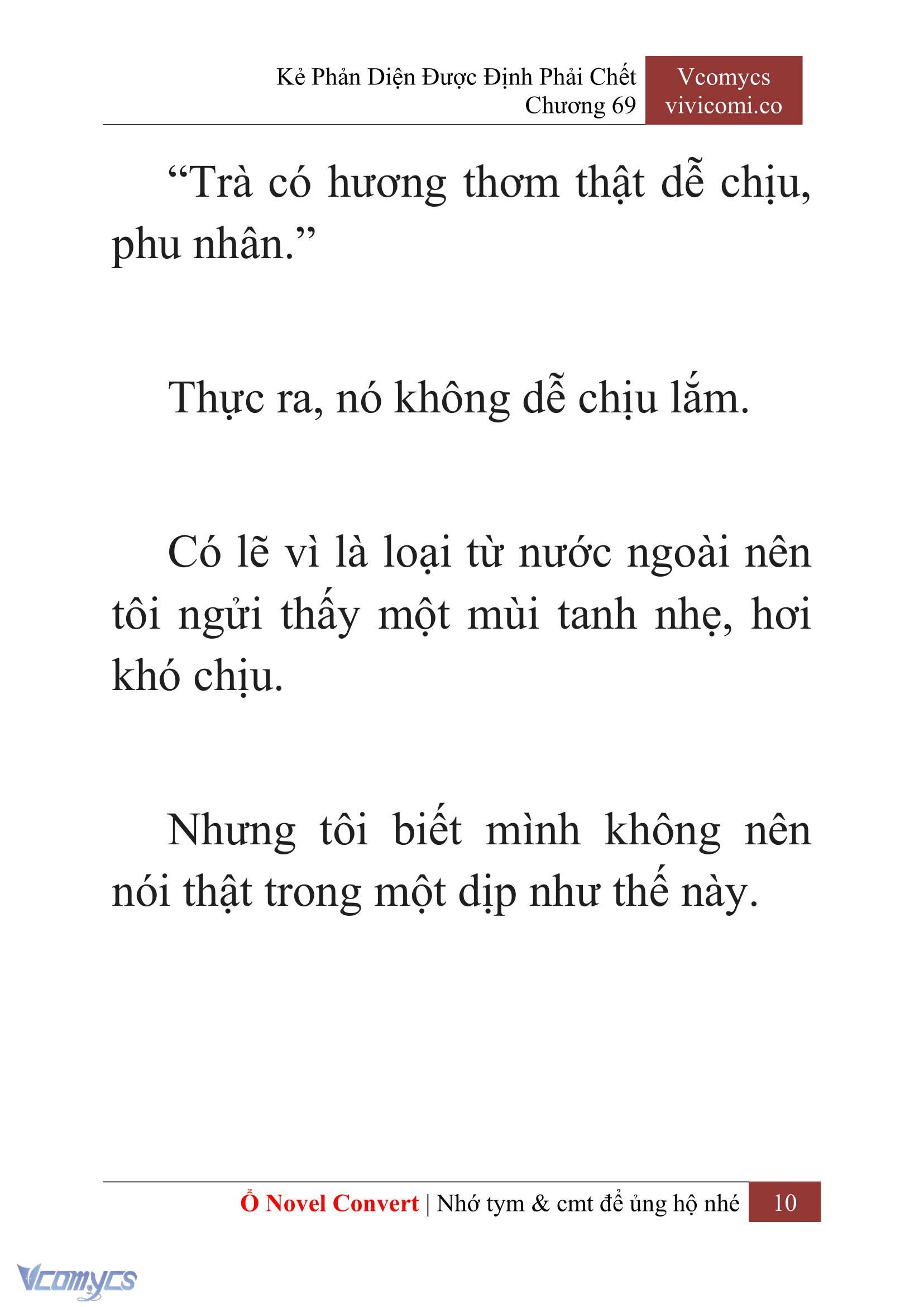 [Novel] Kẻ Phản Diện Được Định Phải Chết Chap 69 - Trang 2