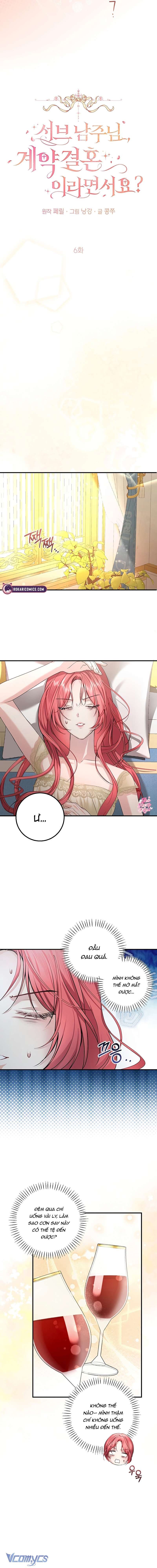 Nam Phụ À, Anh Nói Đó Chỉ Là Hôn Nhân Hợp Đồng Thôi Mà? Chap 6 - Trang 2