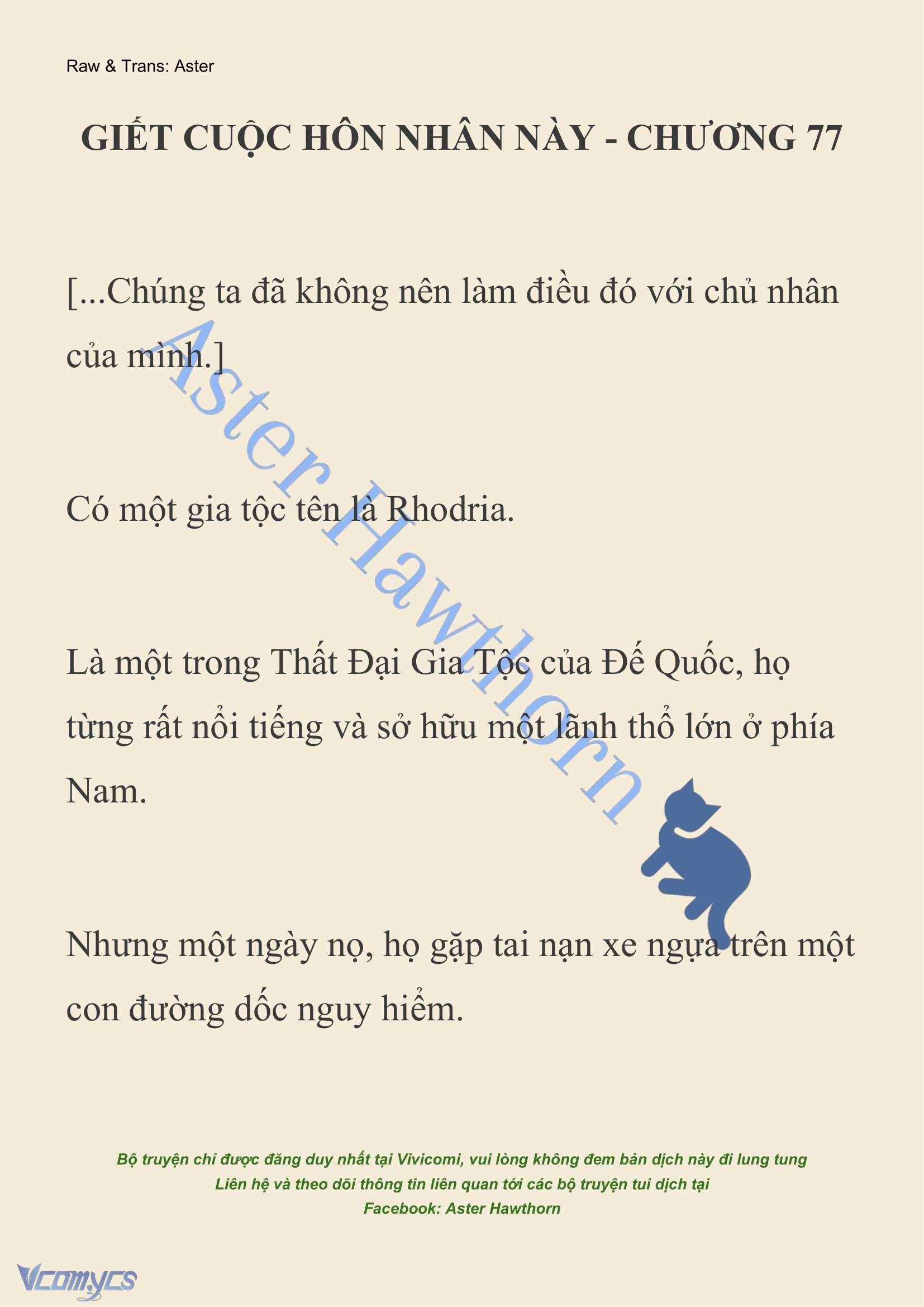 [NOVEL] Giết Cuộc Hôn Nhân Này Chap 77 - Next Chap 78