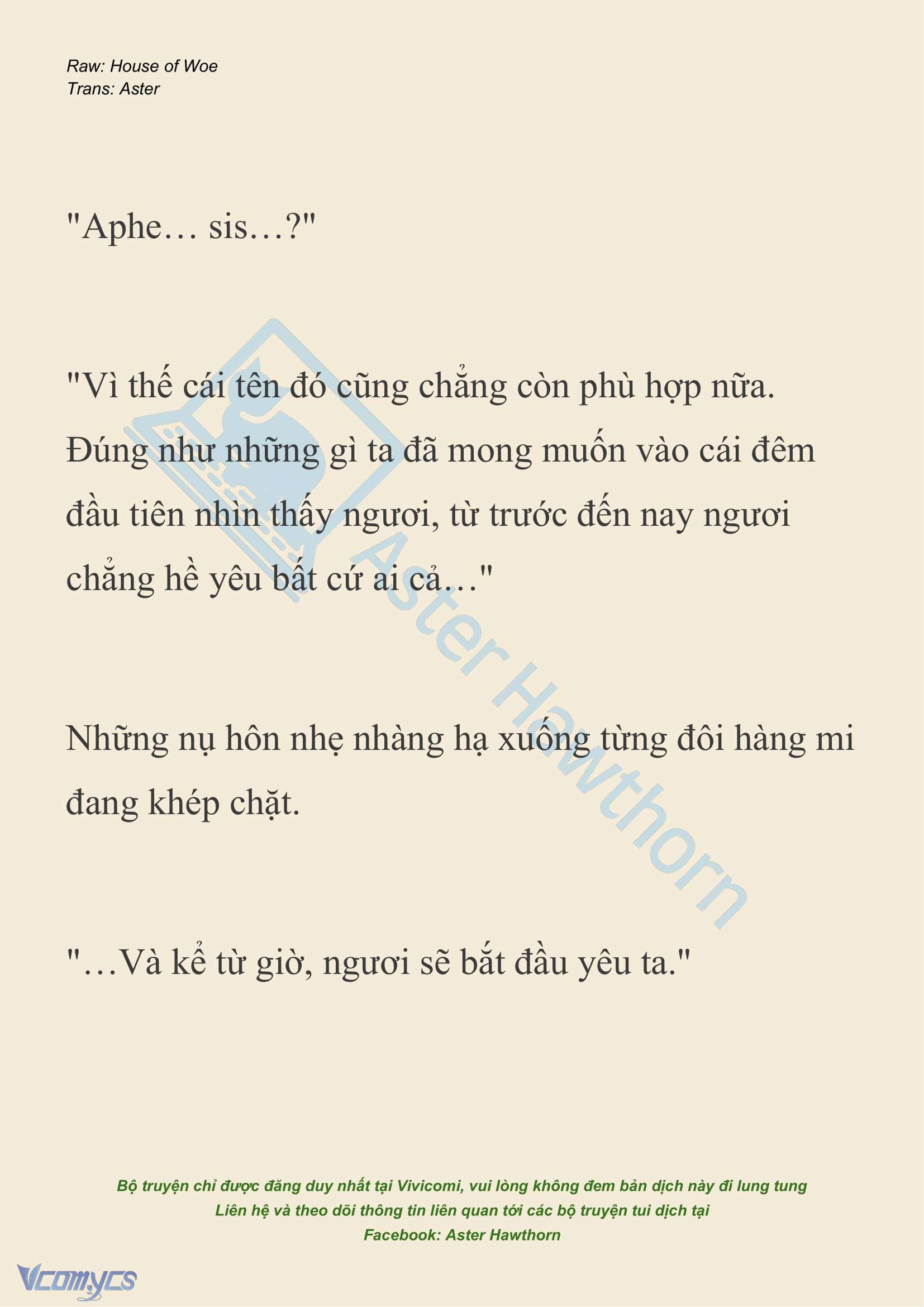 [NOVEL] Dành Cho Các Nữ Thần: Dành cho Psyche Chap 35 - Trang 2