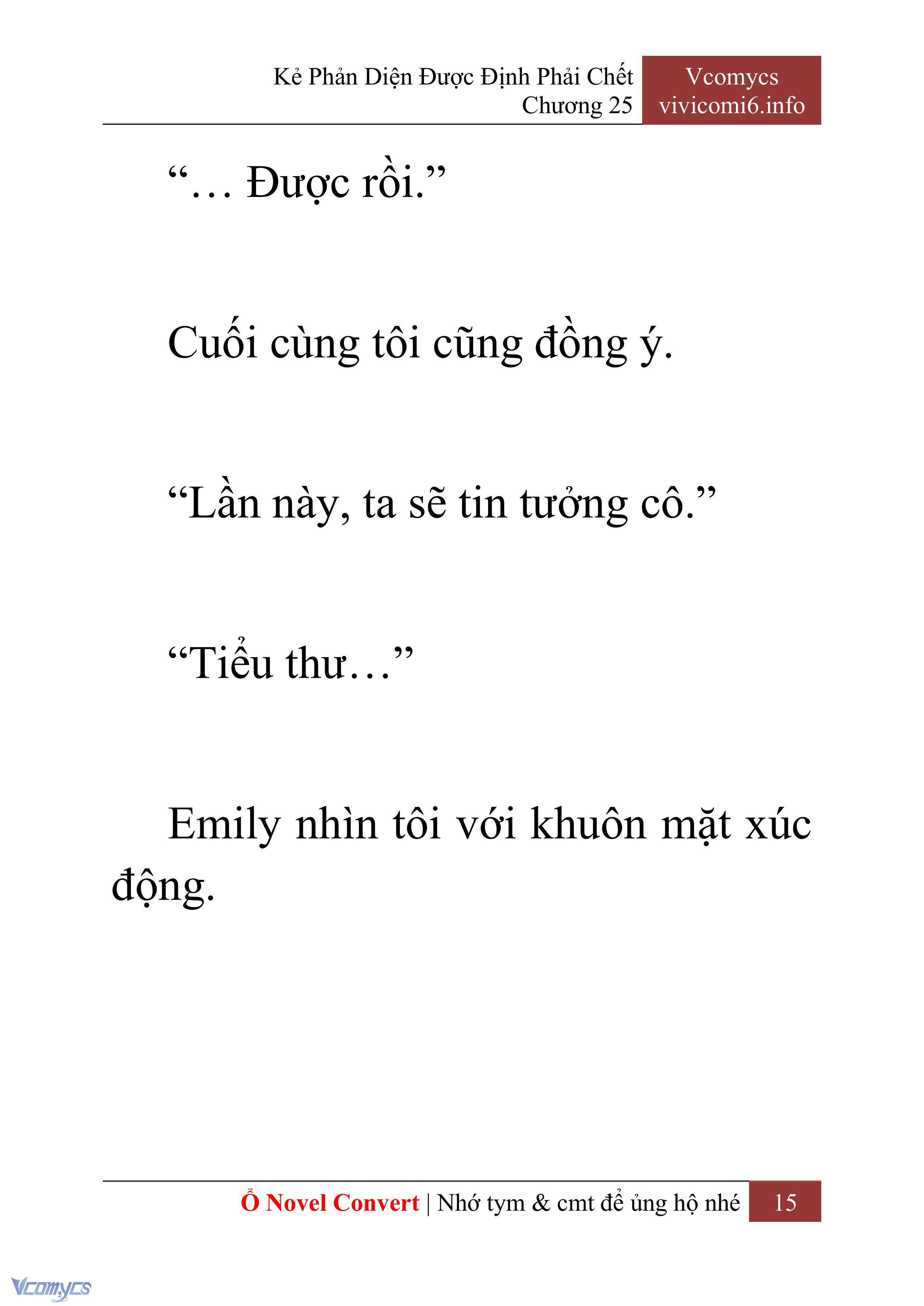 [Novel] Kẻ Phản Diện Được Định Phải Chết Chap 25 - Trang 2