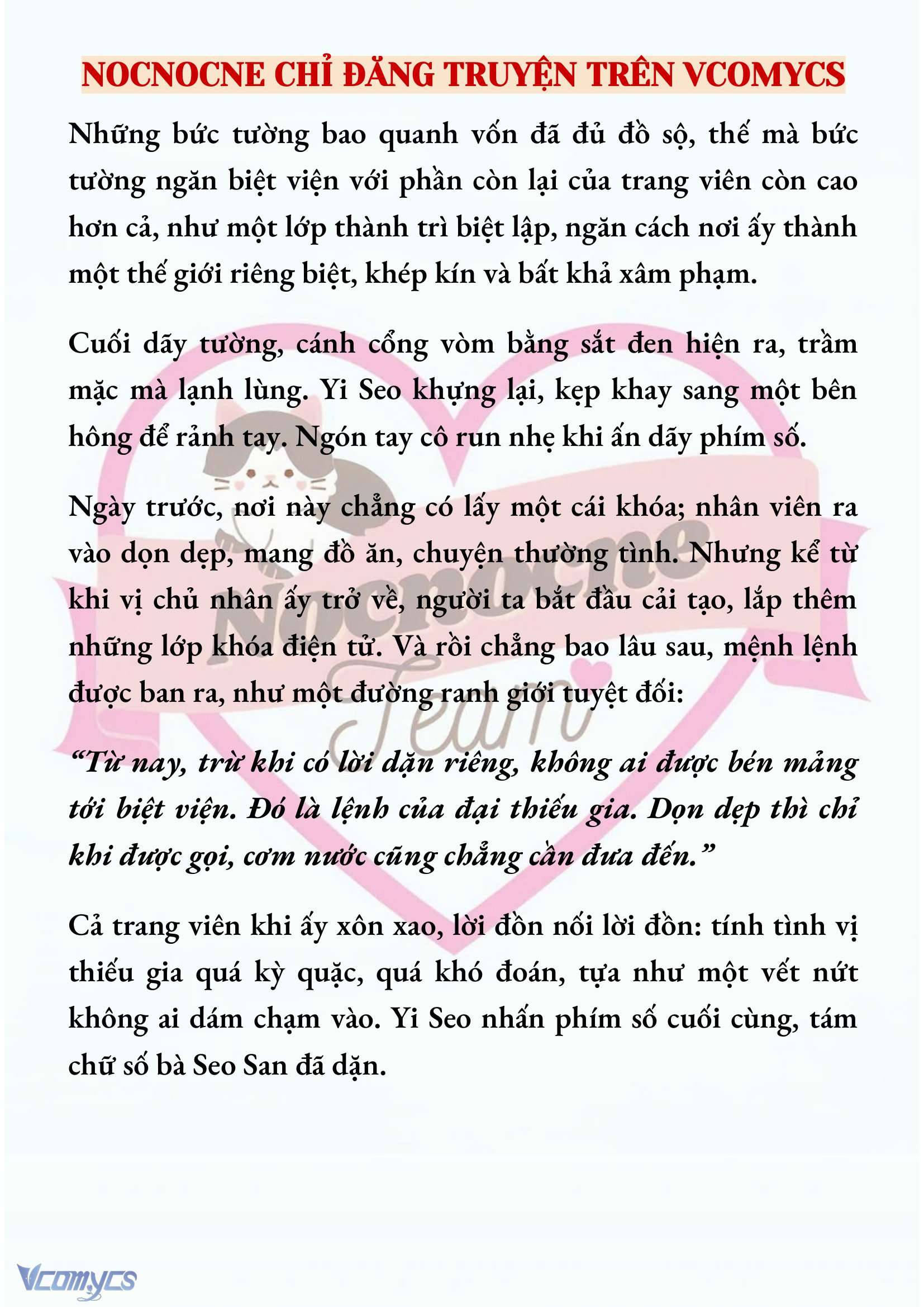 [NOVEL] NGỌN ĐÈN BIỆT VIỆN KHÔNG BAO GIỜ TẮT Chap 1 - Trang 2