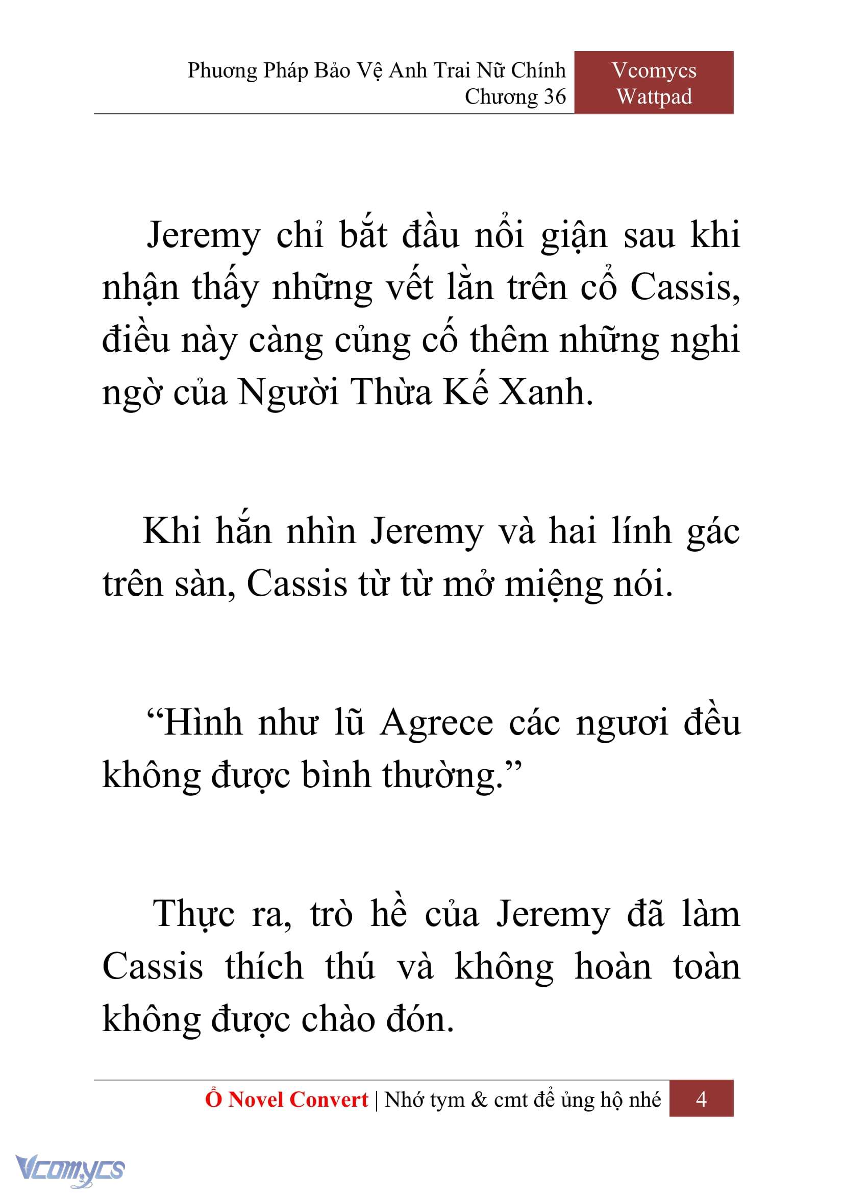 [Novel] Phương Pháp Bảo Vệ Anh Trai Nữ Chính Chap 36 - Trang 2