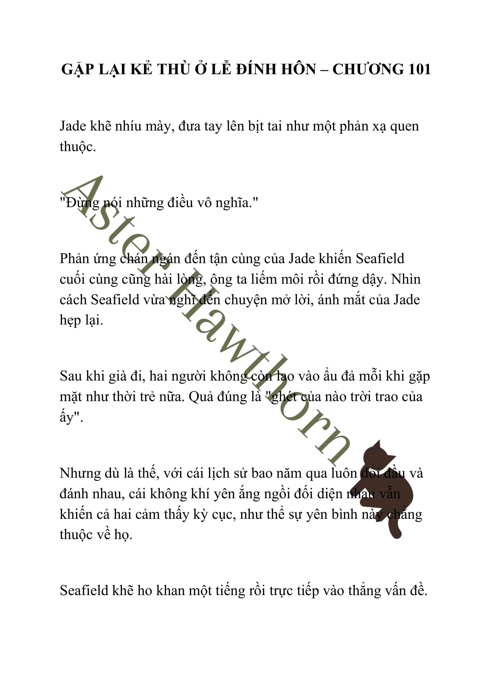 [NOVEL] Gặp Lại Kẻ Thù Ở Lễ Đính Hôn Chap 101 - Next Chap 102