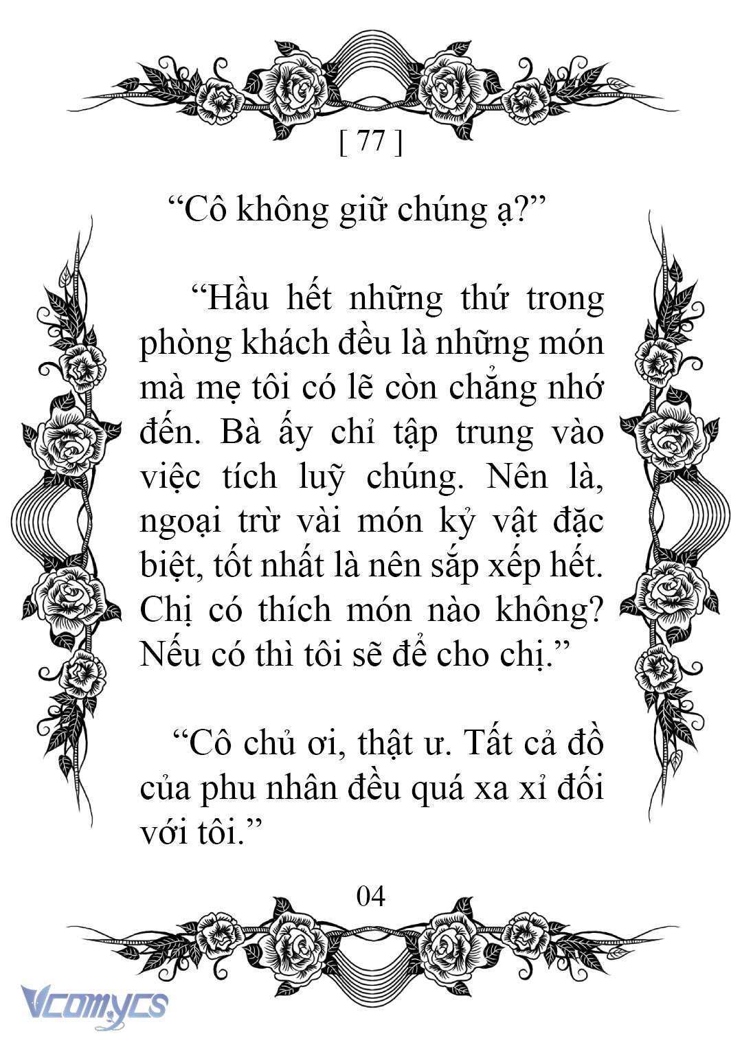 [Novel] Chào Mừng Đến Với Dinh Thự Hoa Hồng Chap 77 - Next Chap 78