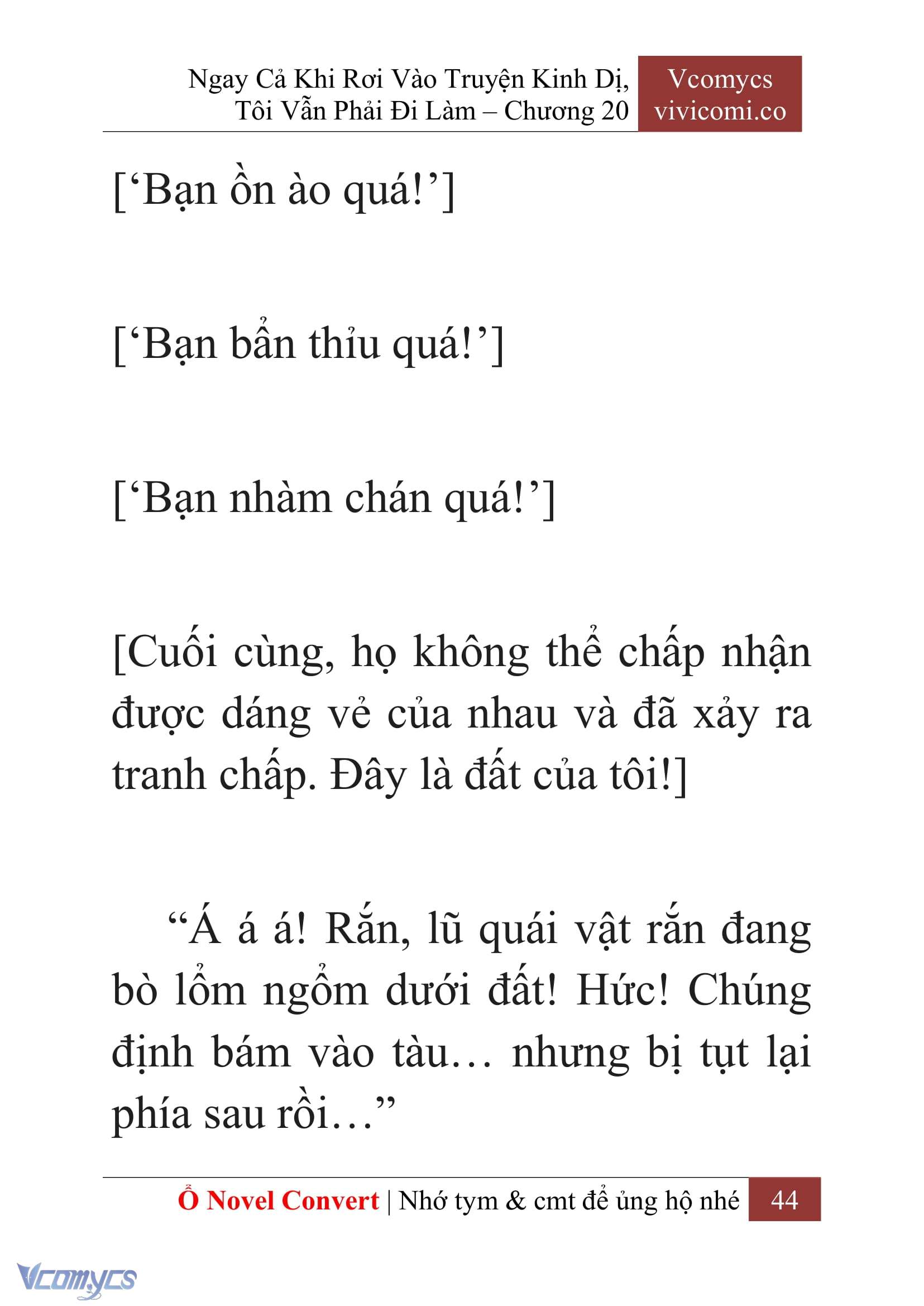 [Novel] Ngay Cả Khi Rơi Vào Truyện Kinh Dị, Tôi Vẫn Phải Đi Làm Chap 20 - Trang 2