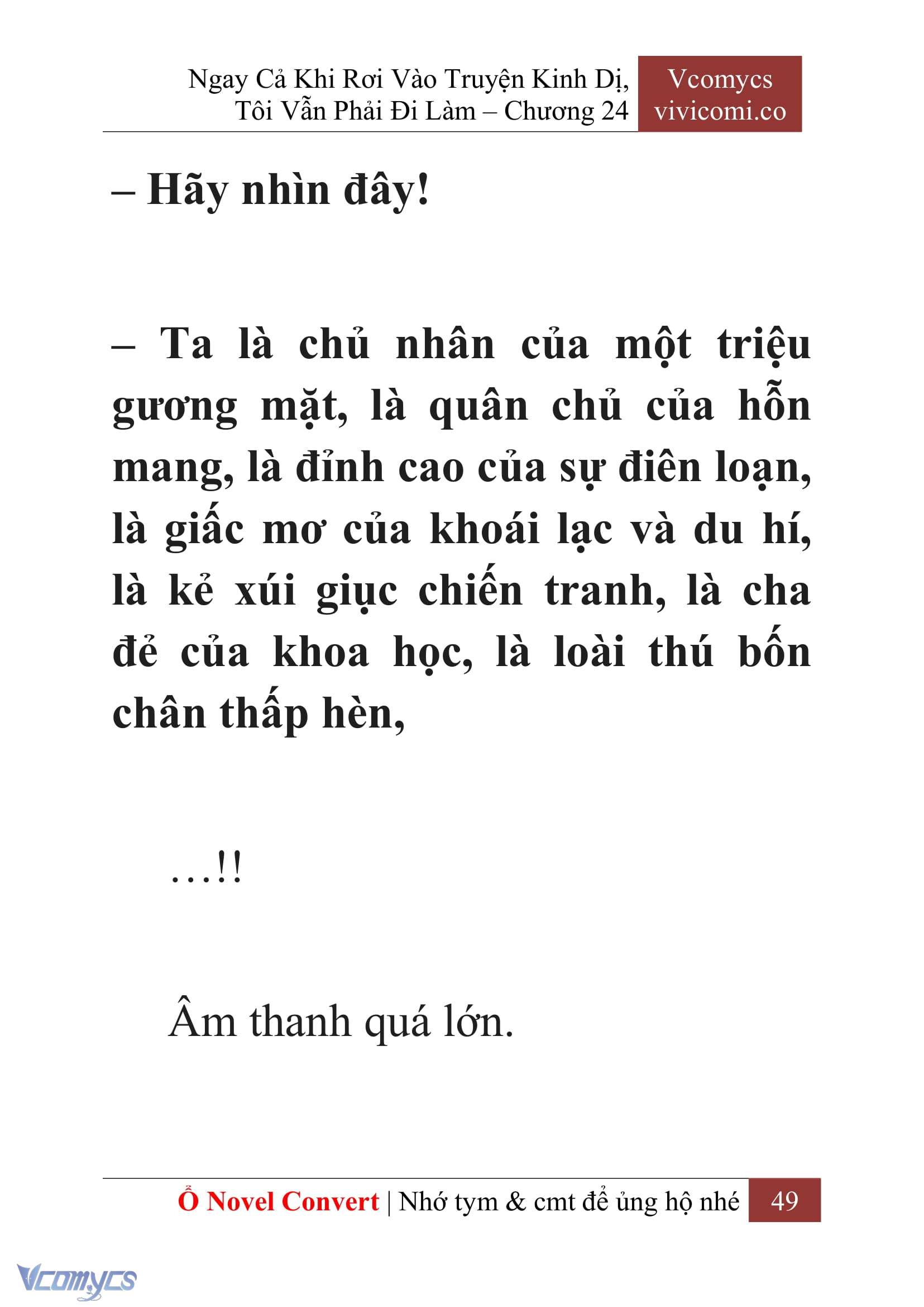 [Novel] Ngay Cả Khi Rơi Vào Truyện Kinh Dị, Tôi Vẫn Phải Đi Làm Chap 24 - Trang 2