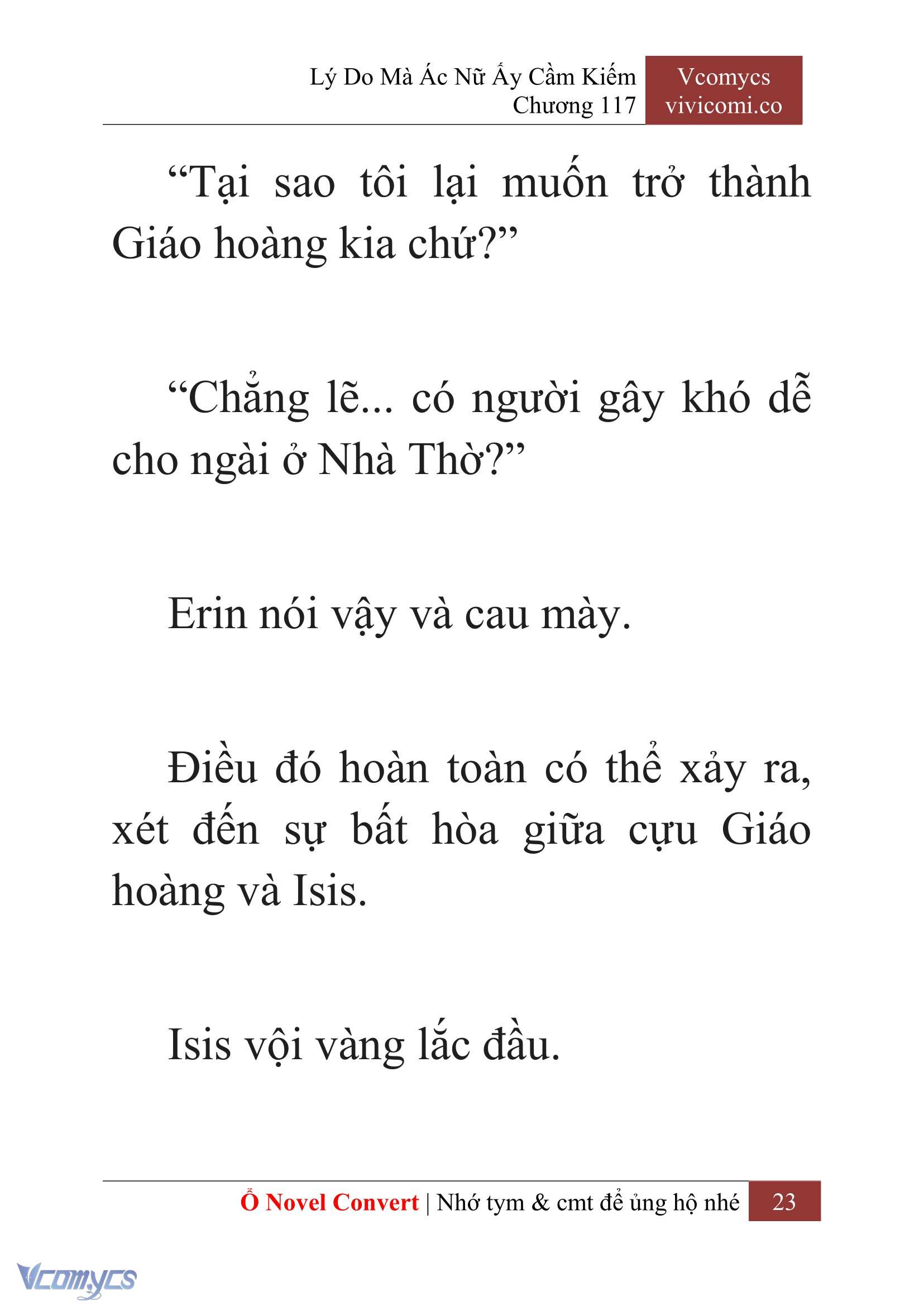 [Novel] Lý Do Mà Ác Nữ Ấy Cầm Kiếm Chap 117 - Trang 2