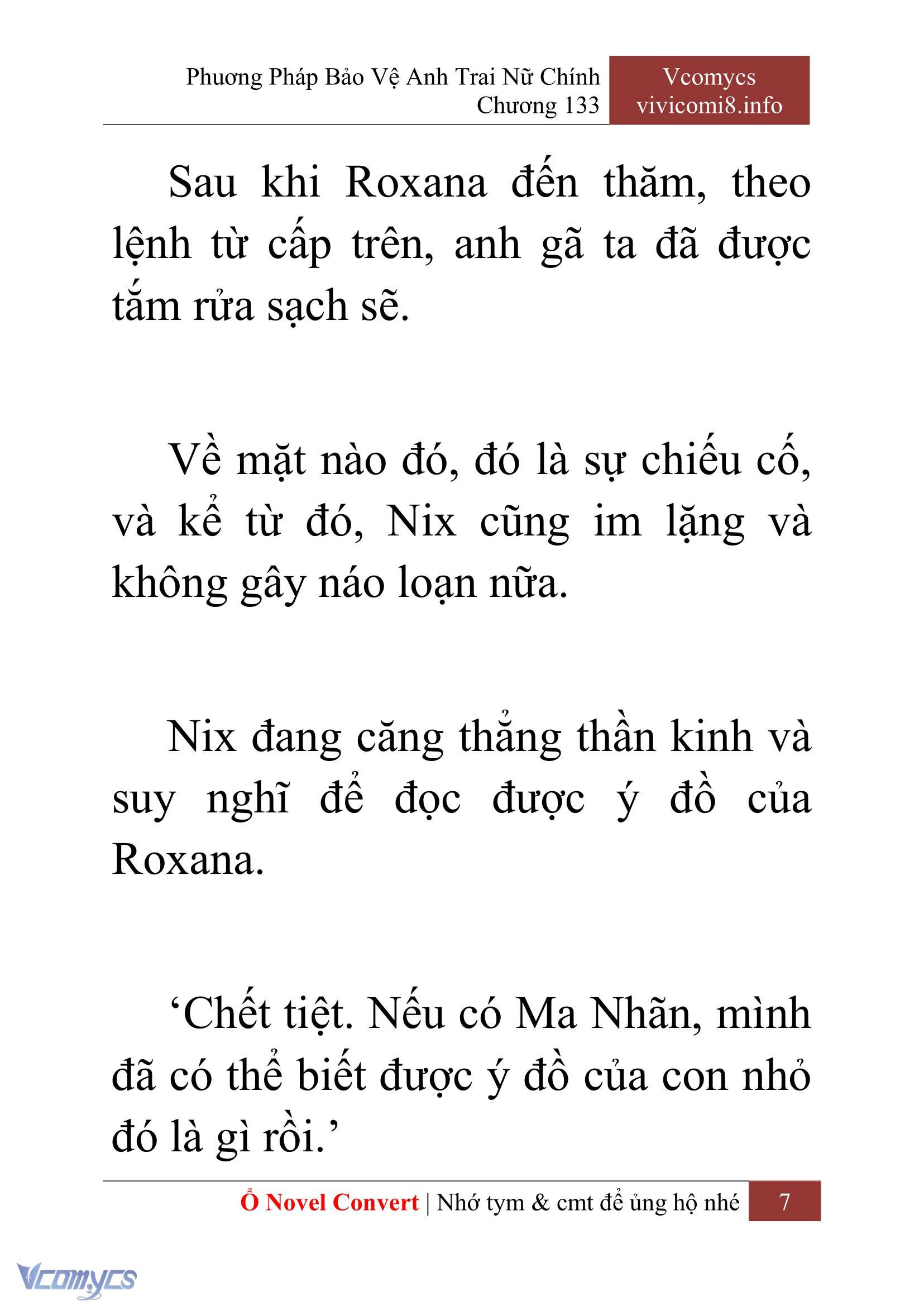 [Novel] Phương Pháp Bảo Vệ Anh Trai Nữ Chính Chap 133 - Trang 2