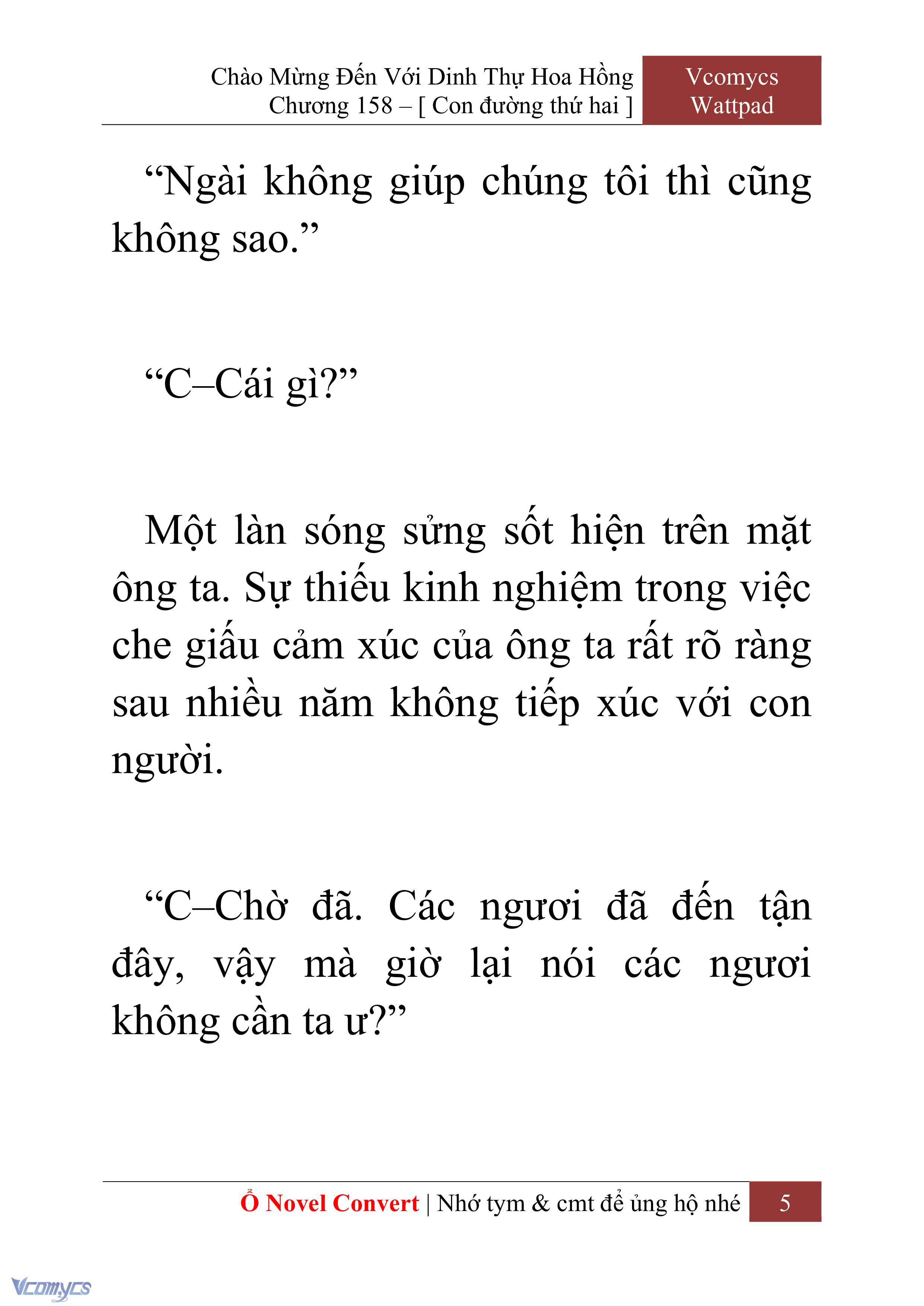 [Novel] Chào Mừng Đến Với Dinh Thự Hoa Hồng Chap 158 - Trang 2