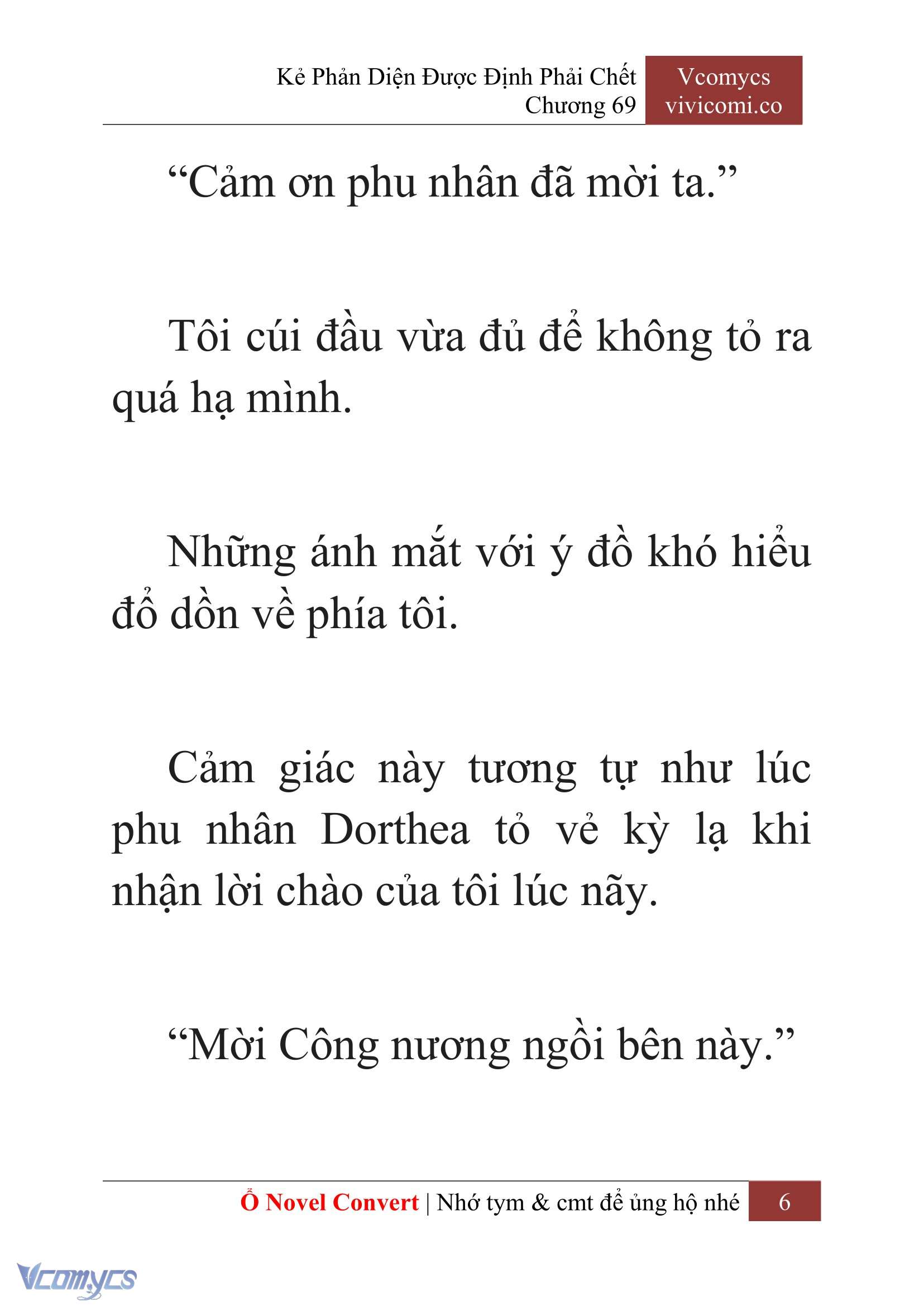 [Novel] Kẻ Phản Diện Được Định Phải Chết Chap 69 - Trang 2