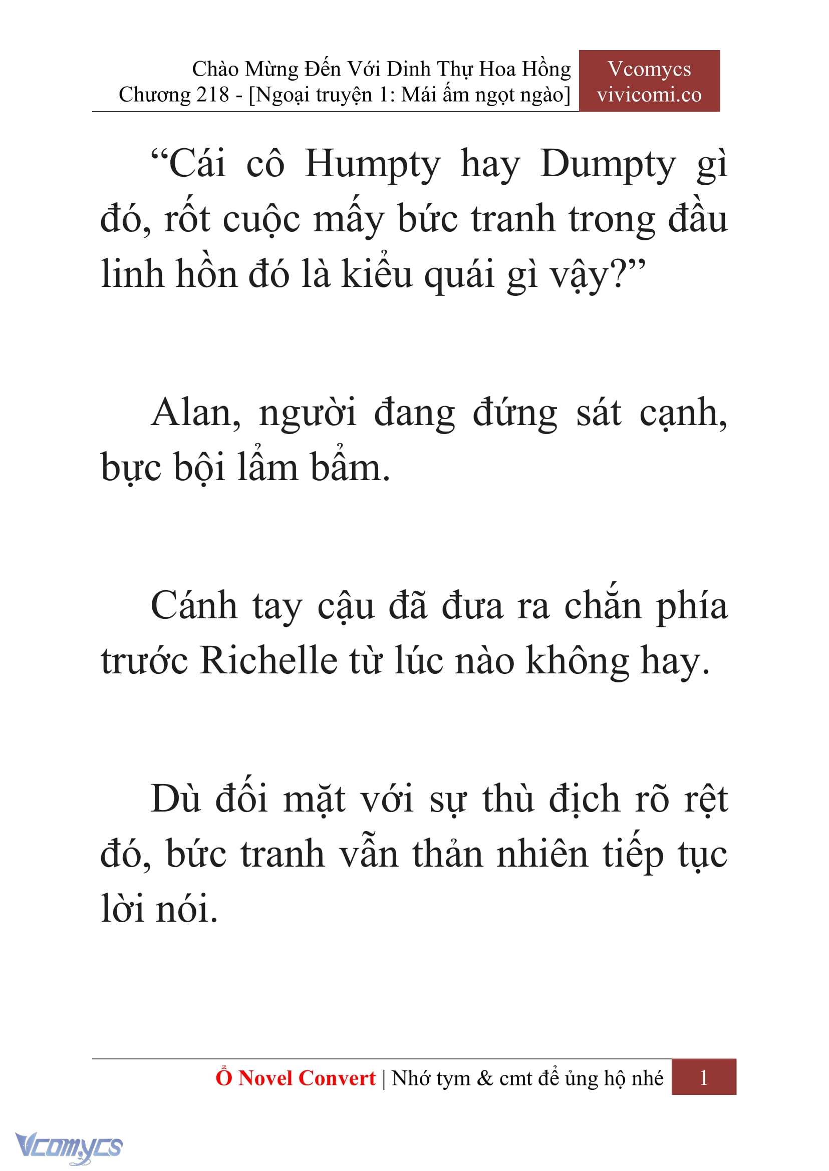 [Novel] Chào Mừng Đến Với Dinh Thự Hoa Hồng Chap 218 - Trang 2