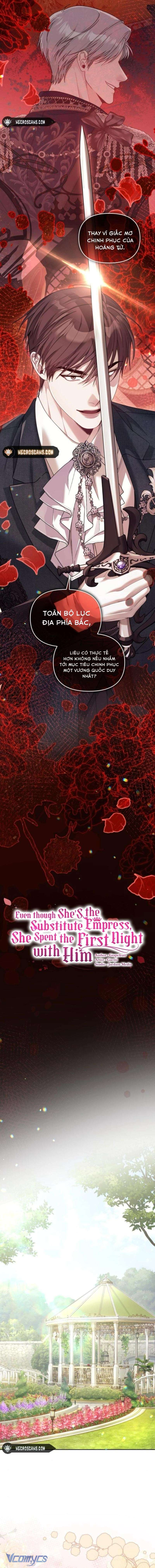 Tôi Đã Trải Qua Đêm Đầu Tiên Dù Chỉ Là Hoàng Hậu Thay Thế Chap 23 - Trang 2