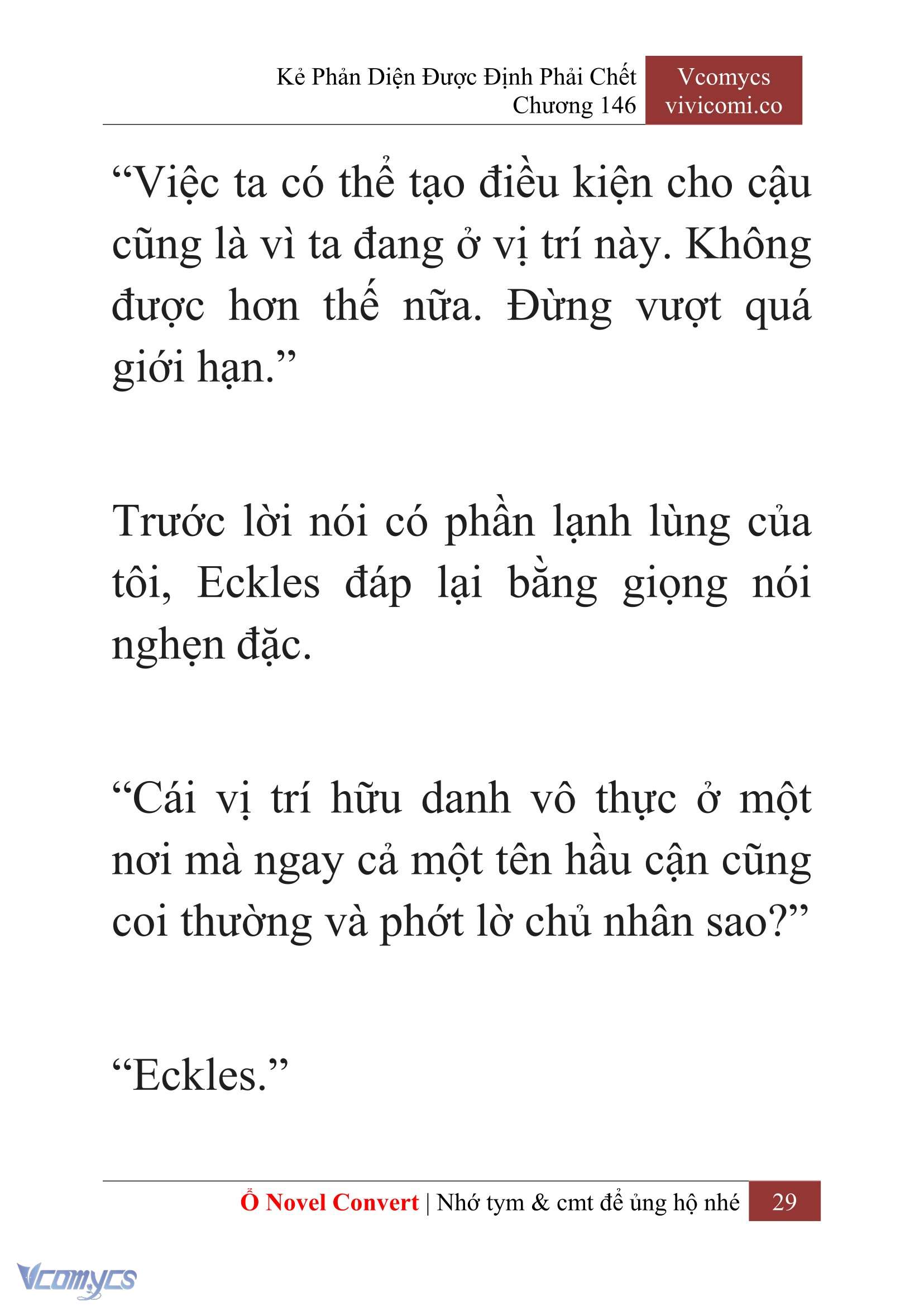 [Novel] Kẻ Phản Diện Được Định Phải Chết Chap 146 - Trang 2