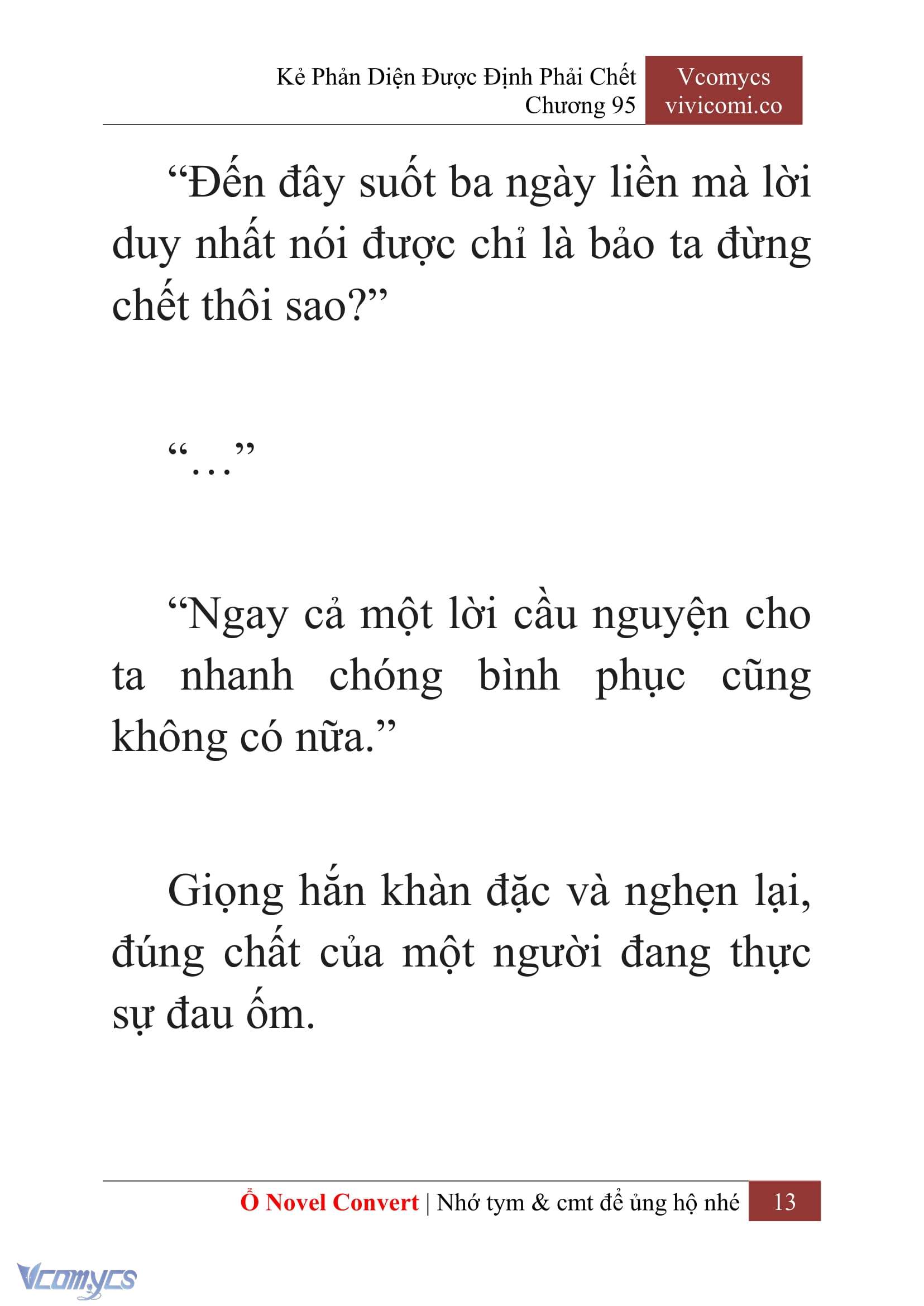 [Novel] Kẻ Phản Diện Được Định Phải Chết Chap 95 - Next Chap 96