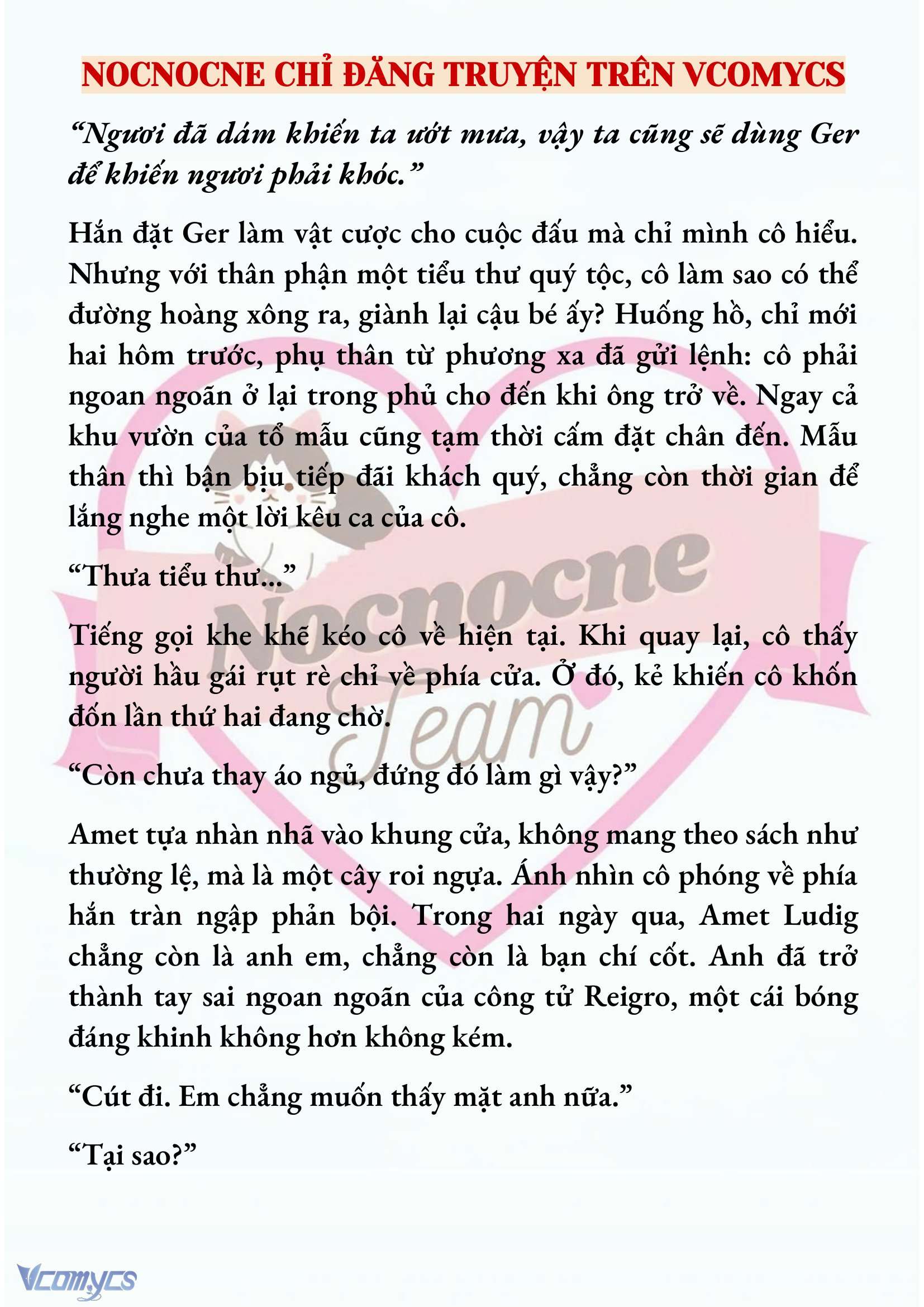 [NOVEL] CÁ RỪNG KHÔN NGOAN Chap 15 - Next Chap 16