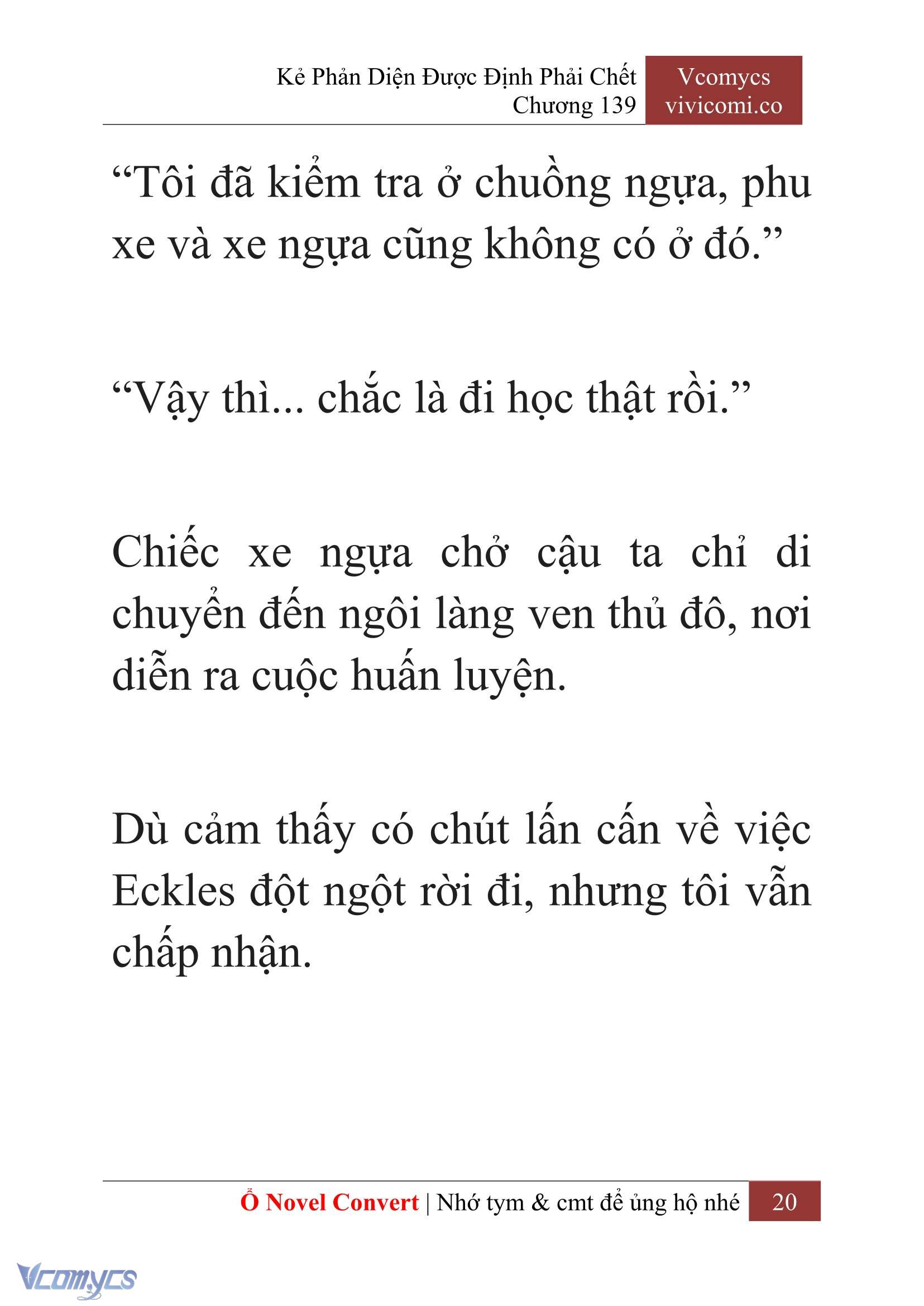 [Novel] Kẻ Phản Diện Được Định Phải Chết Chap 139 - Trang 2