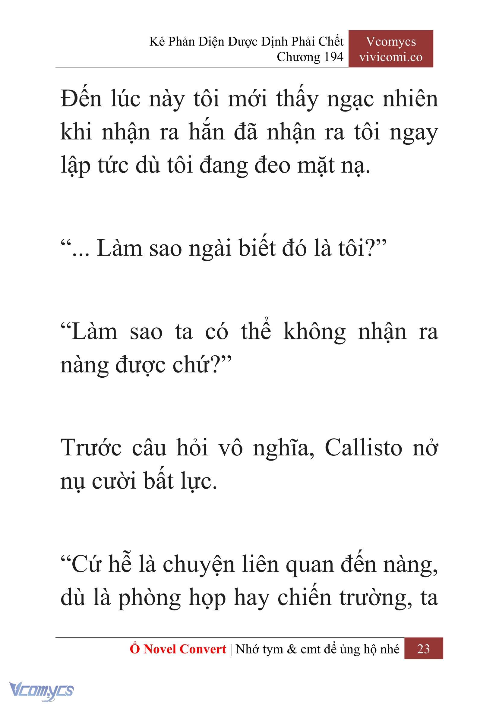 [Novel] Kẻ Phản Diện Được Định Phải Chết Chap 194 - Trang 2