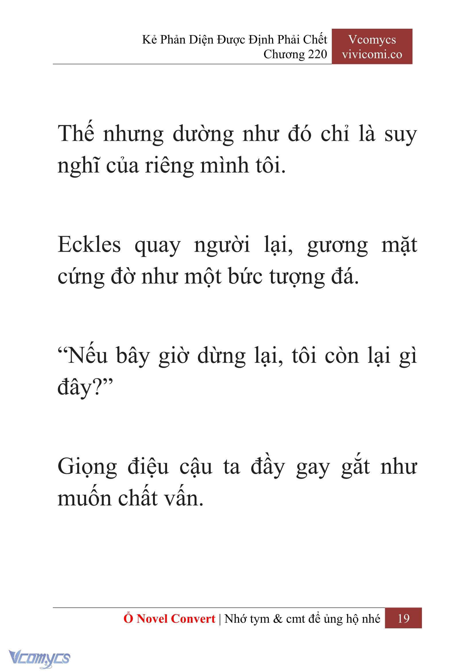 [Novel] Kẻ Phản Diện Được Định Phải Chết Chap 220 - Next Chap 221