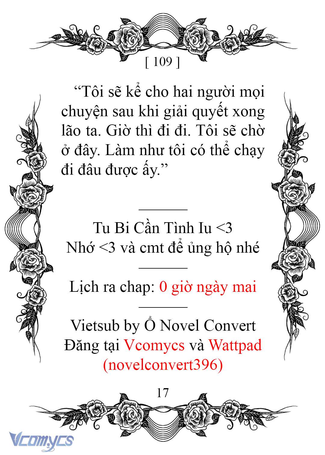 [Novel] Chào Mừng Đến Với Dinh Thự Hoa Hồng Chap 109 - Next Chap 110