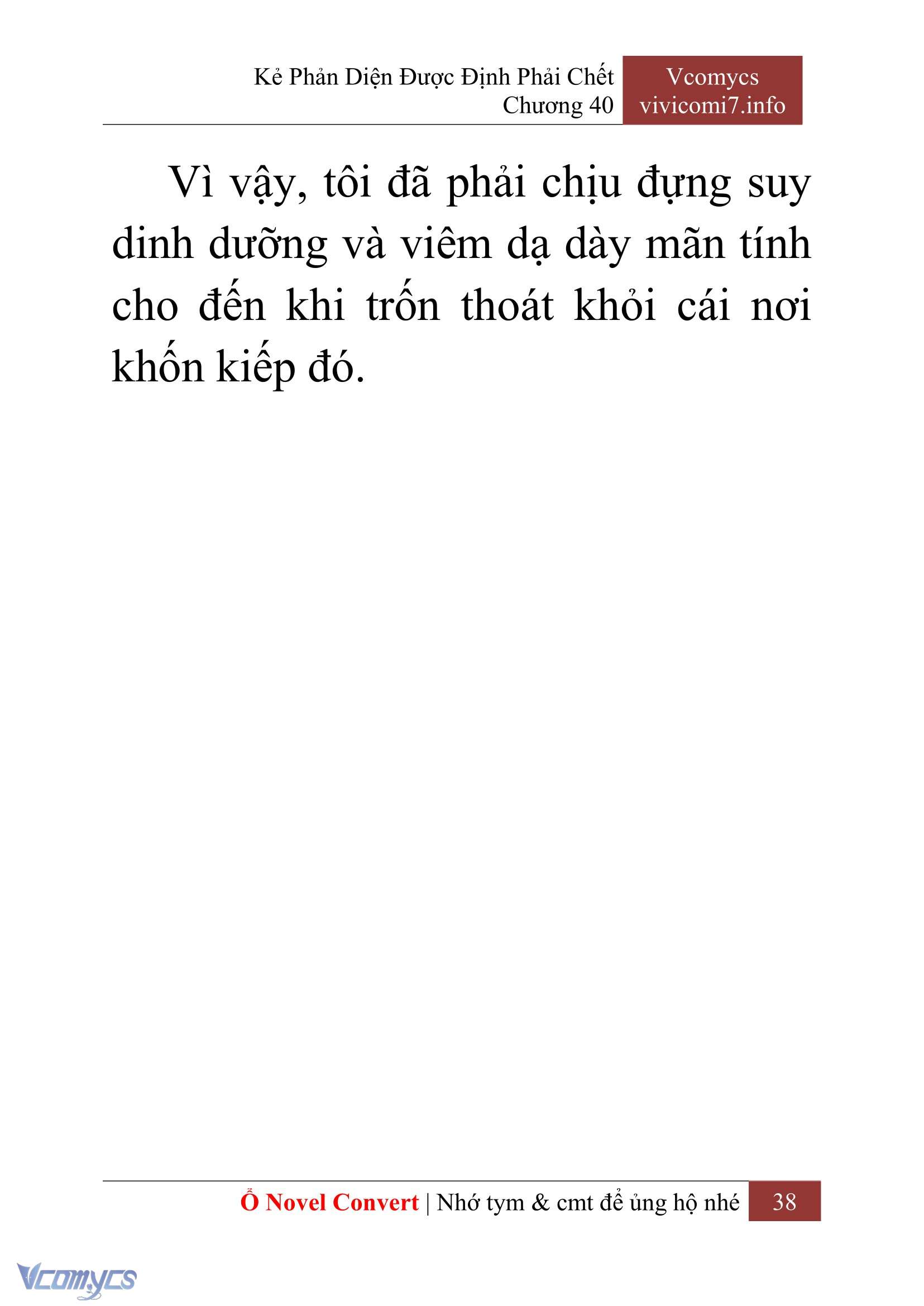 [Novel] Kẻ Phản Diện Được Định Phải Chết Chap 40 - Next Chap 41