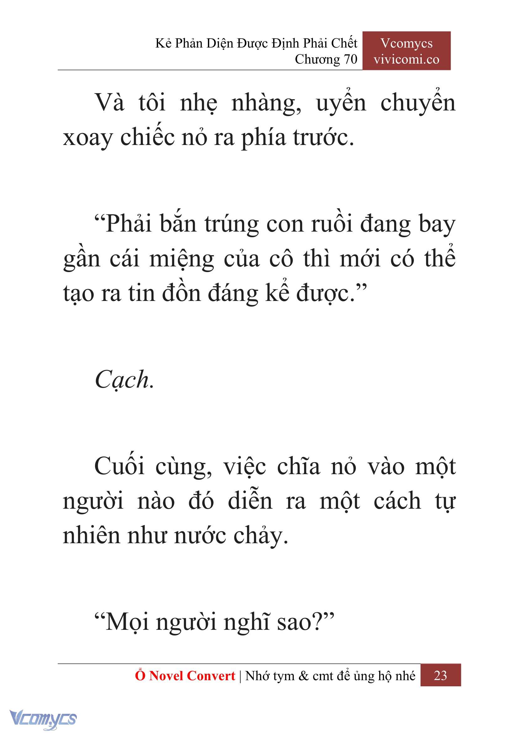 [Novel] Kẻ Phản Diện Được Định Phải Chết Chap 70 - Next Chap 71