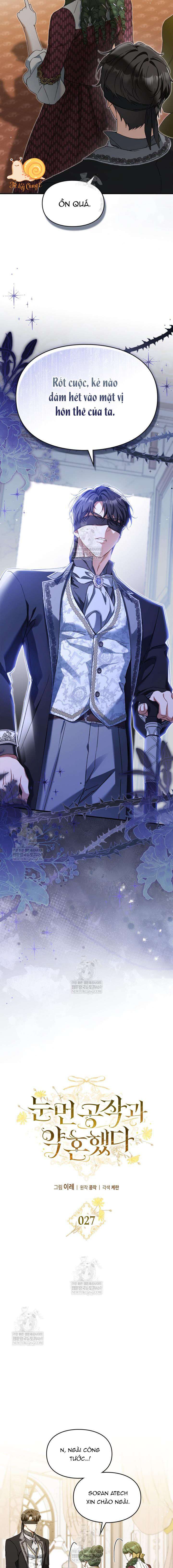 Tôi Đã Đính Hôn Với Vị Công Tước Mù Chap 27 - Next Chap 28