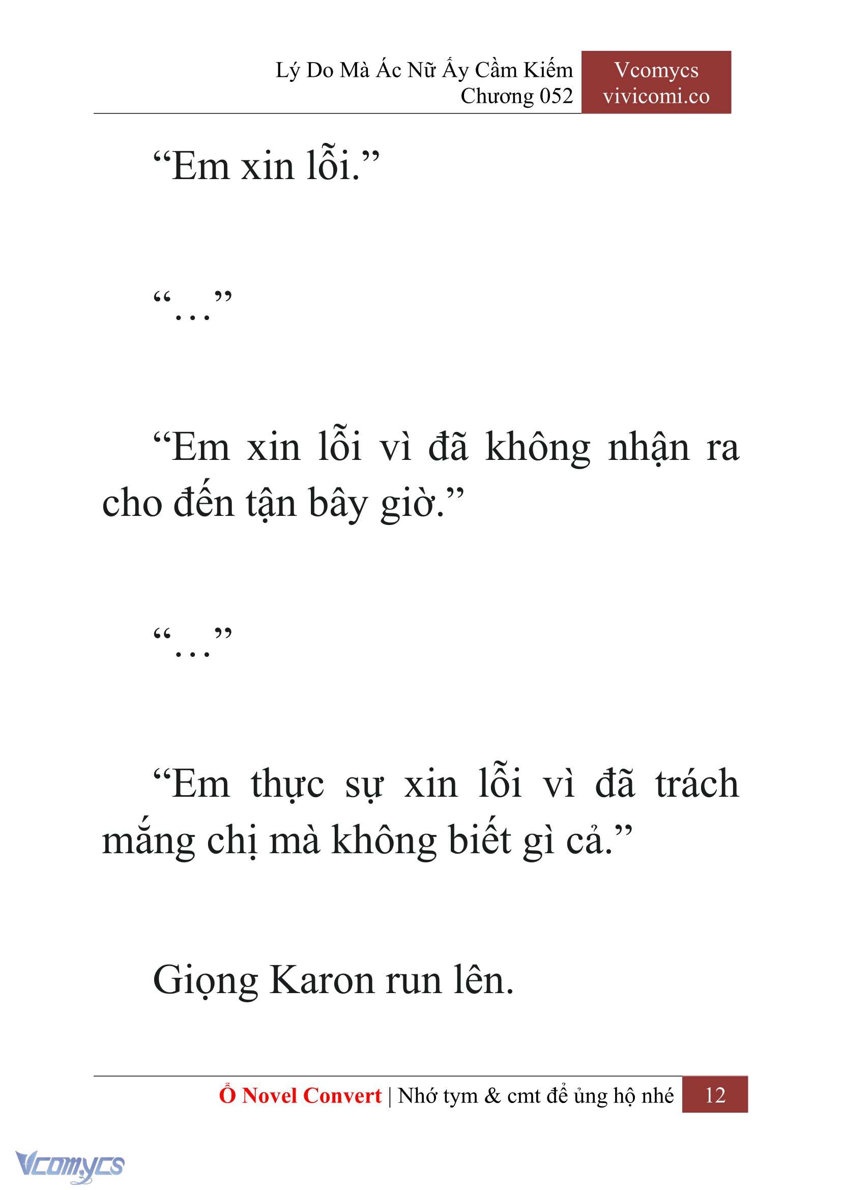 [Novel] Lý Do Mà Ác Nữ Ấy Cầm Kiếm Chap 52 - Next Chap 53