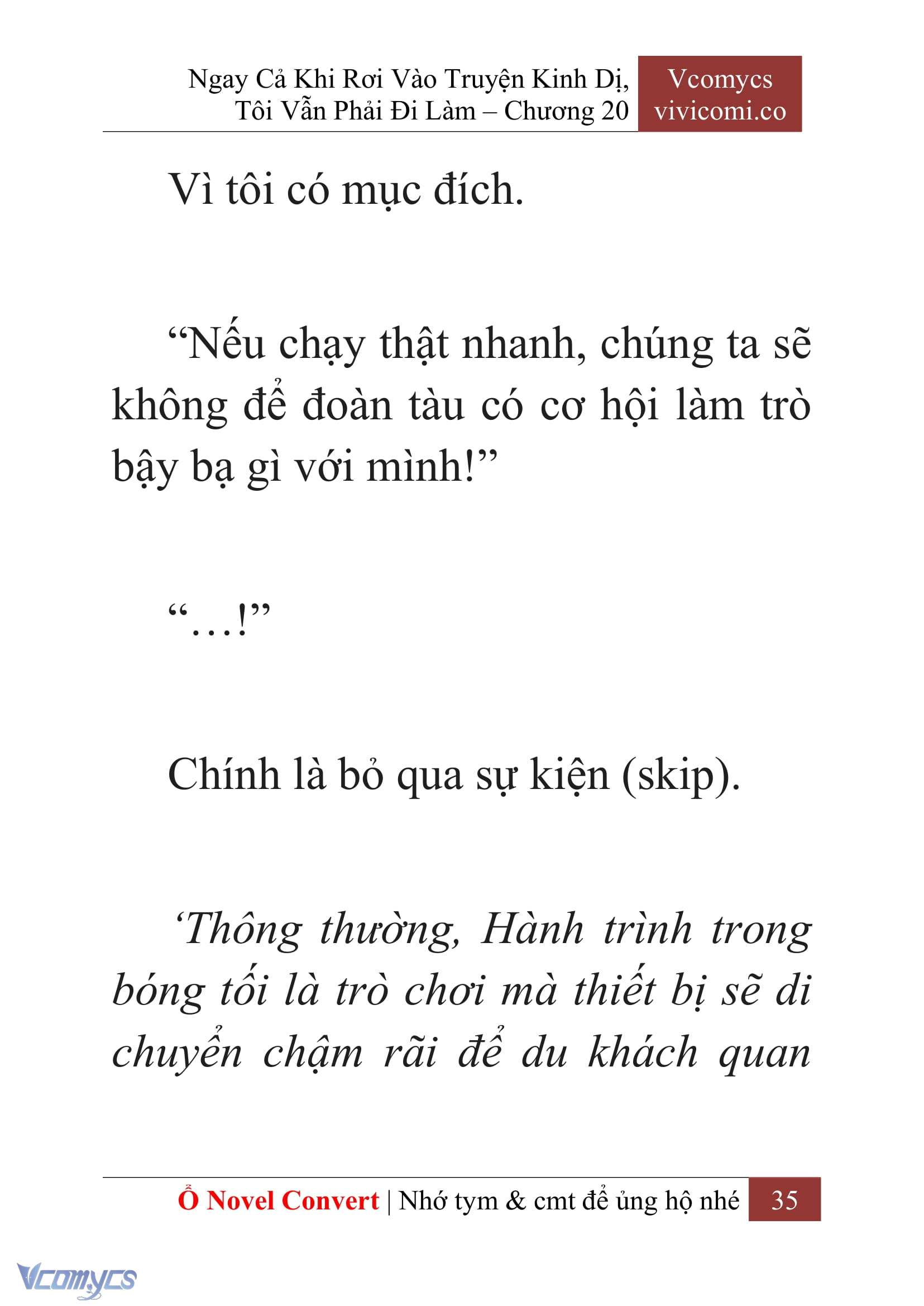 [Novel] Ngay Cả Khi Rơi Vào Truyện Kinh Dị, Tôi Vẫn Phải Đi Làm Chap 20 - Trang 2