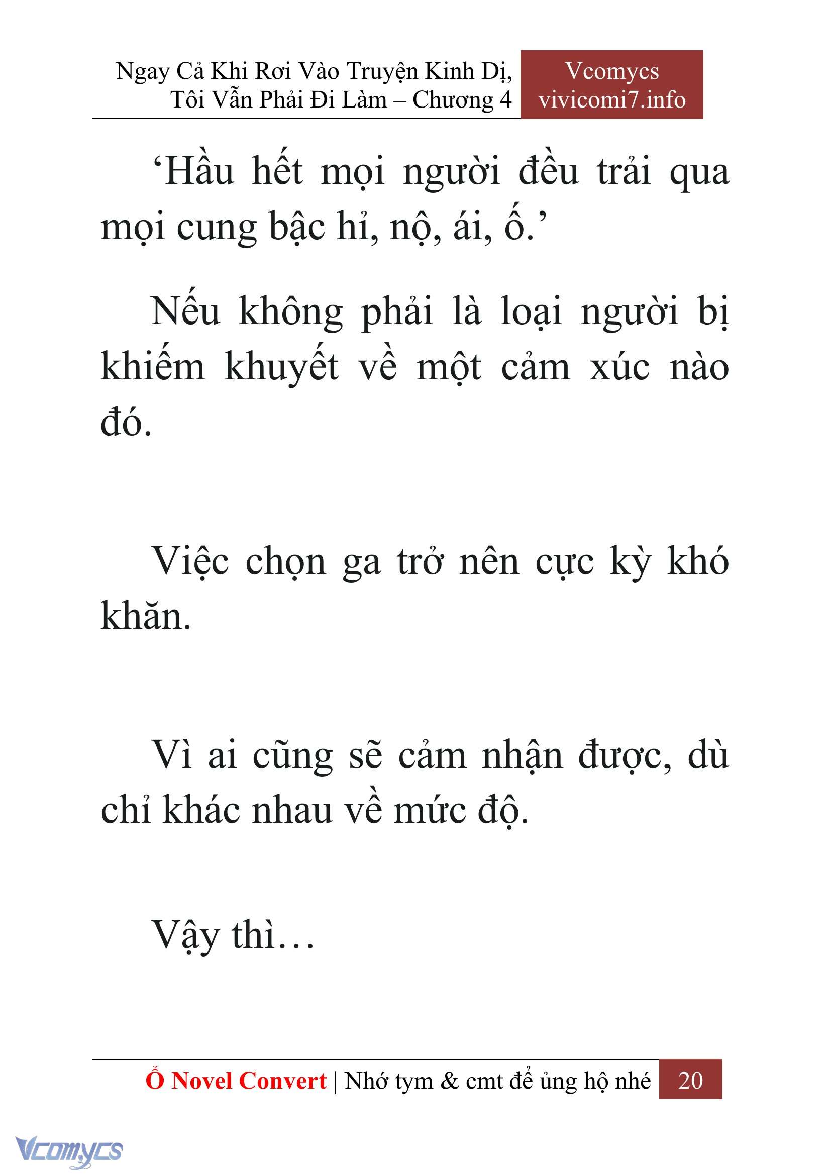 [Novel] Ngay Cả Khi Rơi Vào Truyện Kinh Dị, Tôi Vẫn Phải Đi Làm Chap 4 - Trang 2