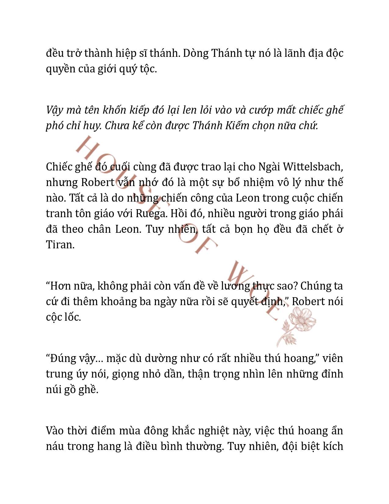 [NOVEL] QUÝ CÔ QUÁI VẬT VÀ HIỆP SĨ THÁNH Chap 31 - Trang 2