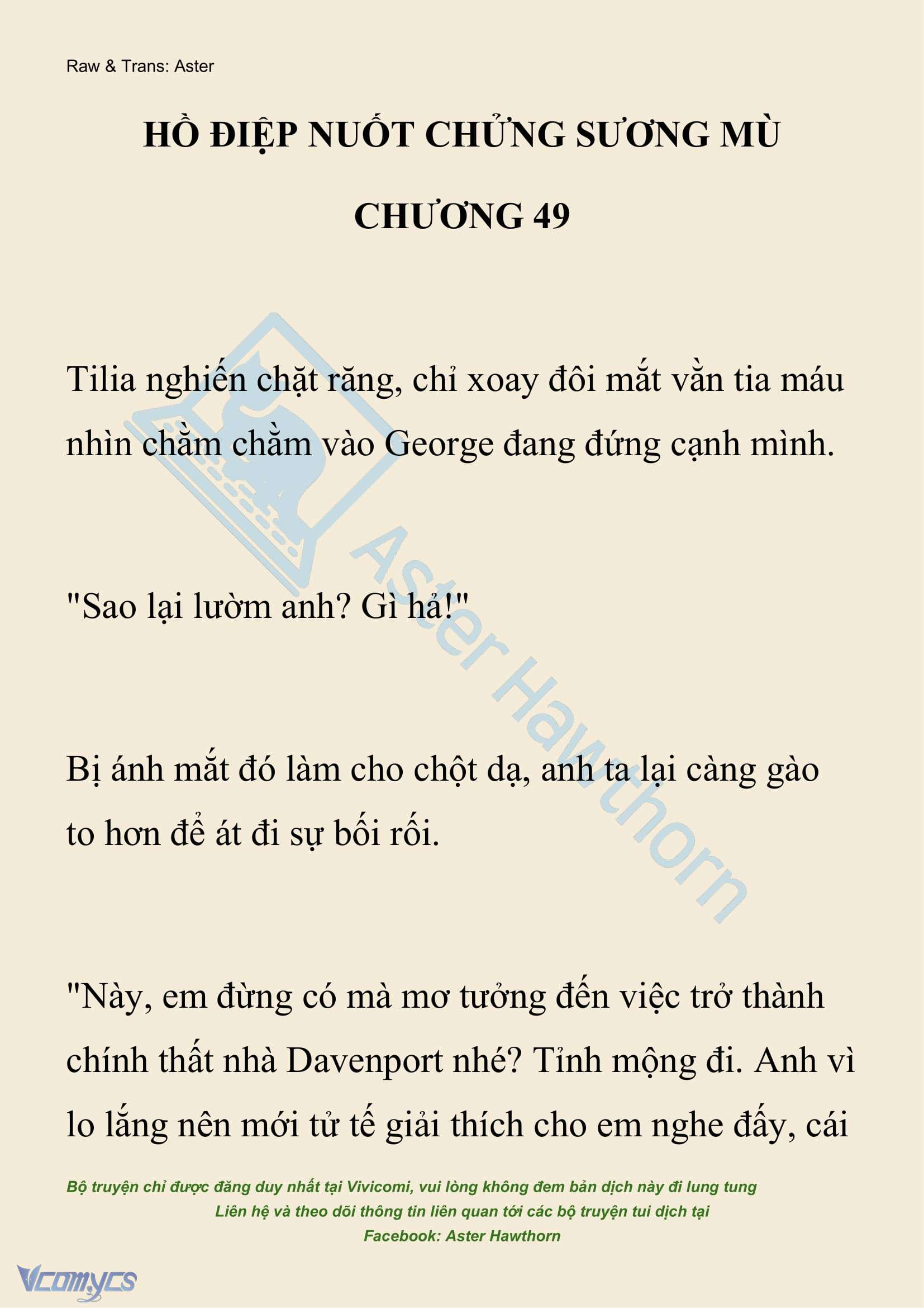 [NOVEL] Hồ Điệp Nuốt Chửng Sương Mù Chap 49 - Trang 2