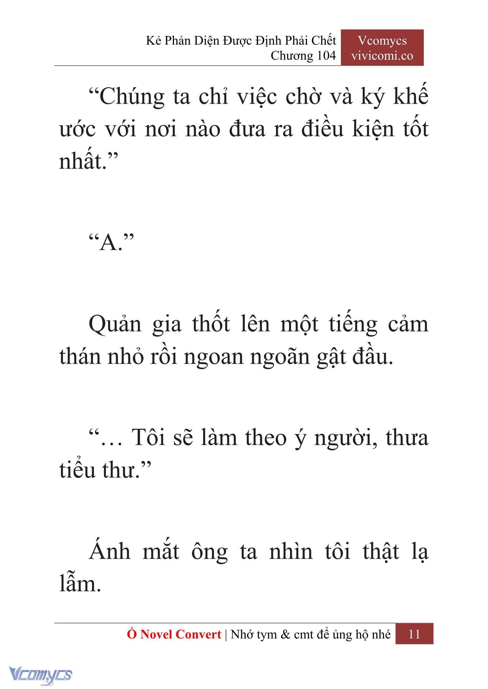 [Novel] Kẻ Phản Diện Được Định Phải Chết Chap 104 - Trang 2
