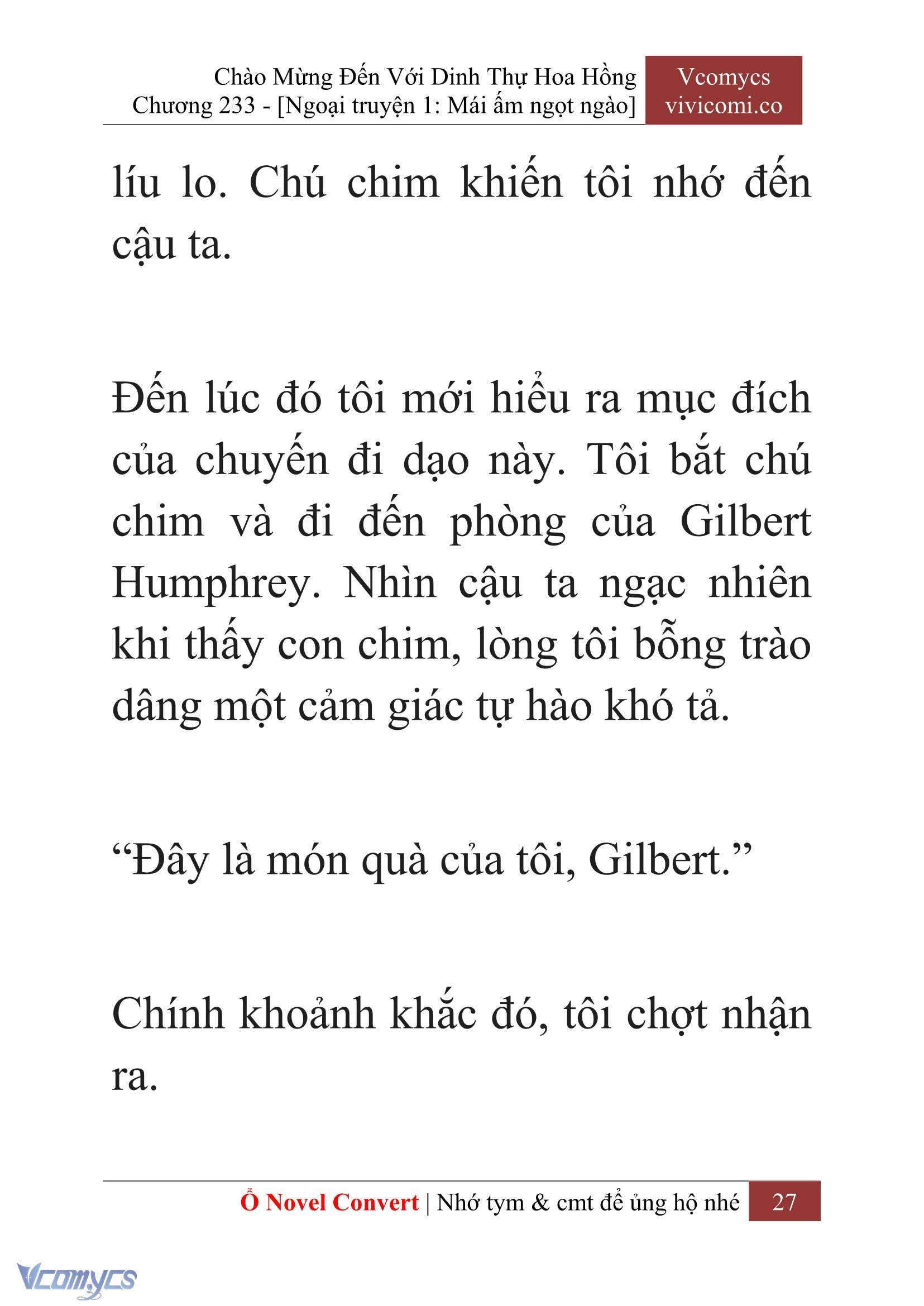 [Novel] Chào Mừng Đến Với Dinh Thự Hoa Hồng Chap 233 - Trang 2