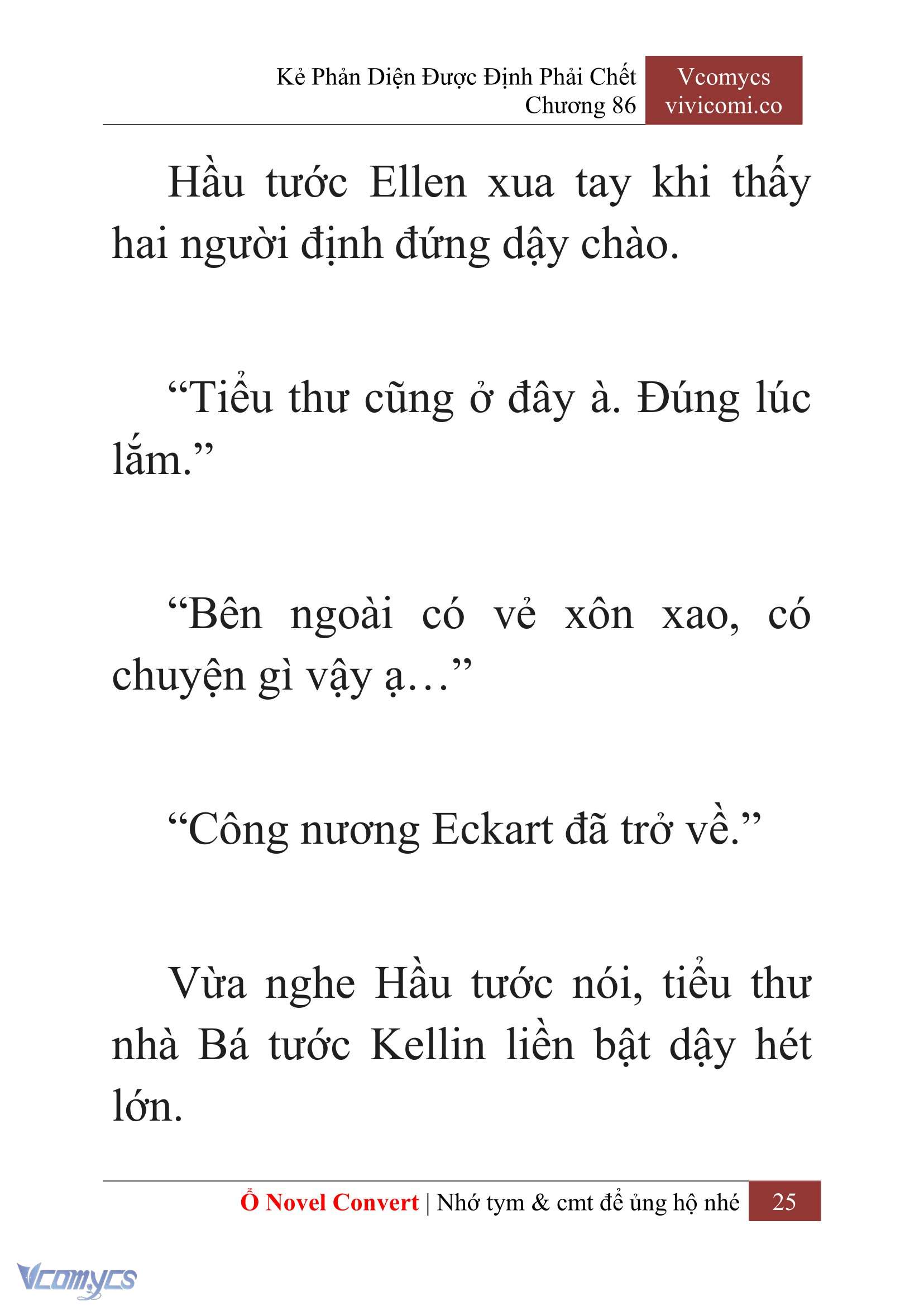 [Novel] Kẻ Phản Diện Được Định Phải Chết Chap 86 - Next Chap 87