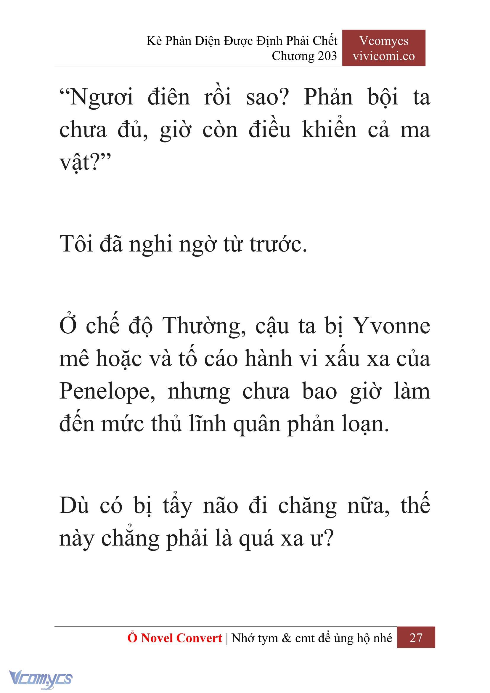 [Novel] Kẻ Phản Diện Được Định Phải Chết Chap 203 - Next Chap 204